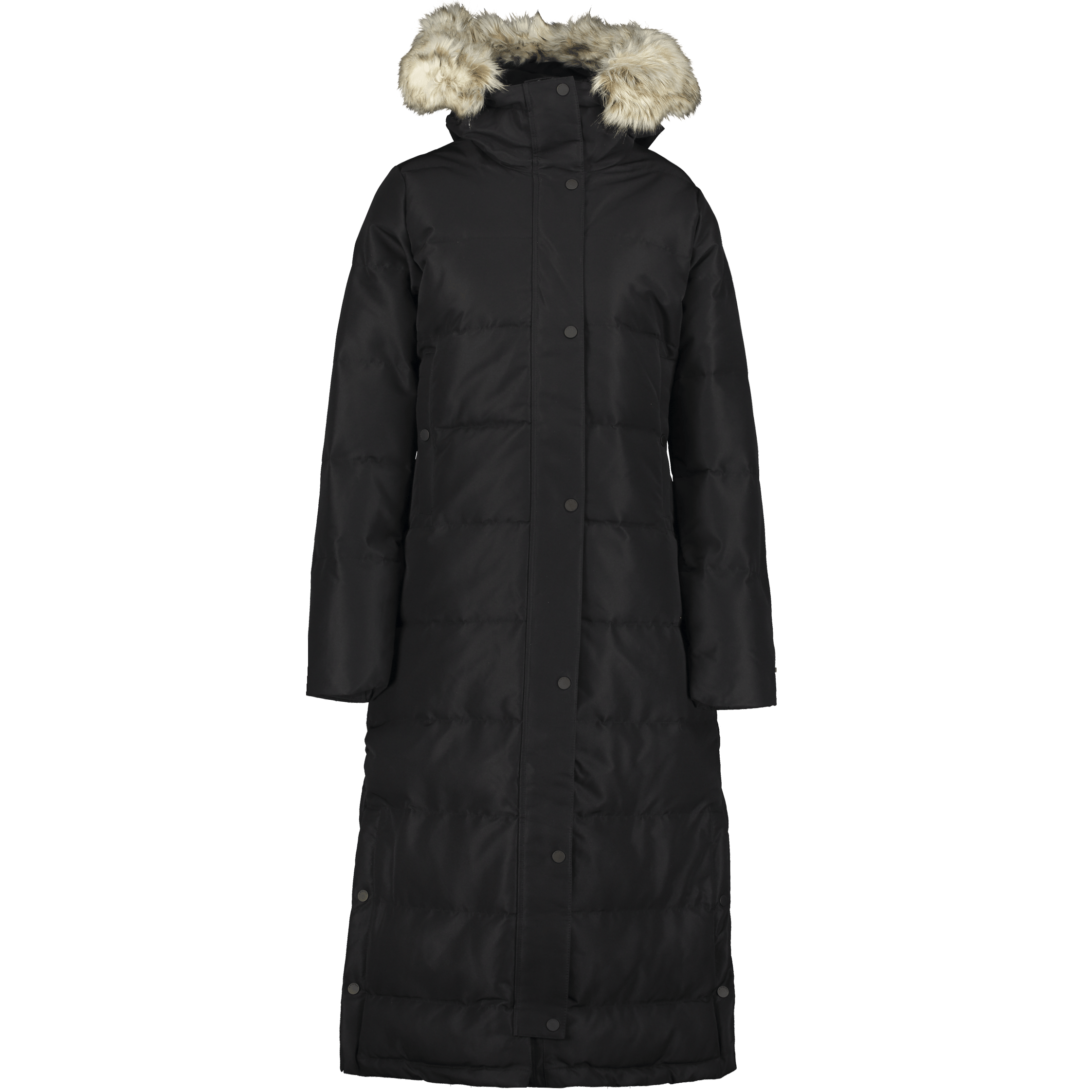 ULTRA LONG DOWN PARKA CZARNA Everest Pikowana Parka