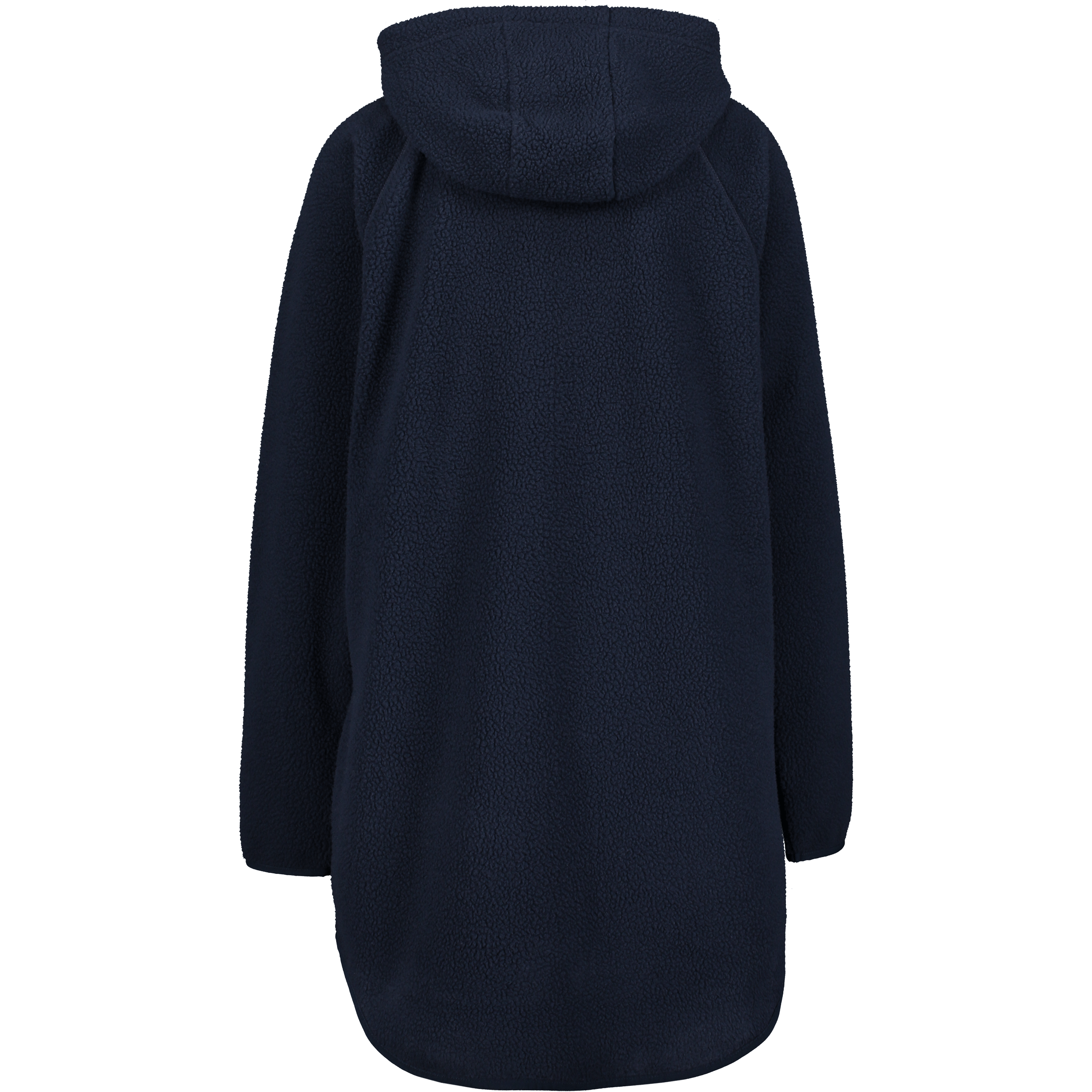 PILE LONG HOOD NAVY Everest Fleece Jumper