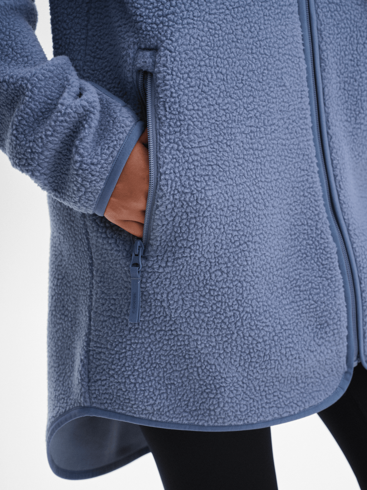 PILE LONG HOOD PURPLE WIND Everest Second Layer
