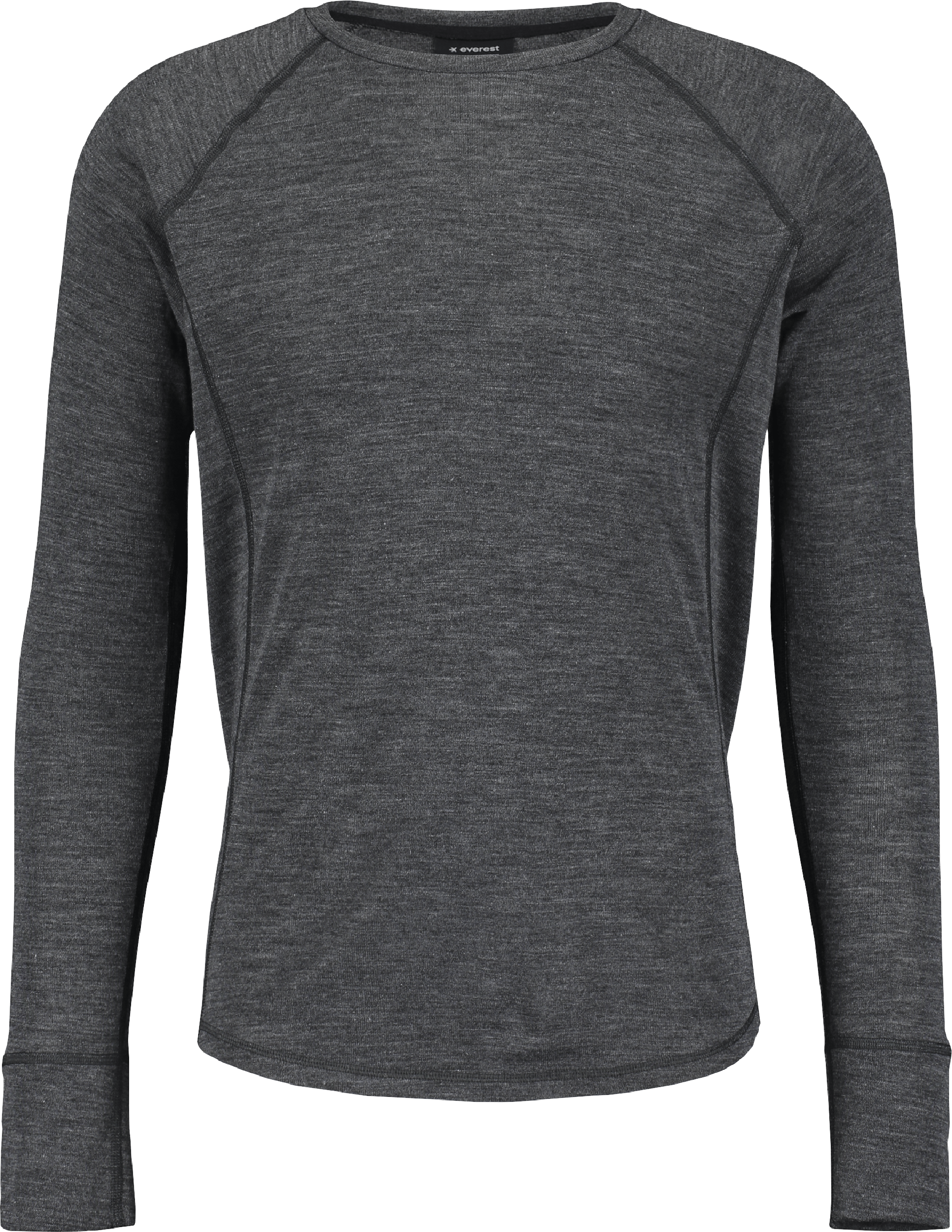 WOOL UW SHT 2 SZARY MELANŻ Everest Pierwsza warstwa wełny