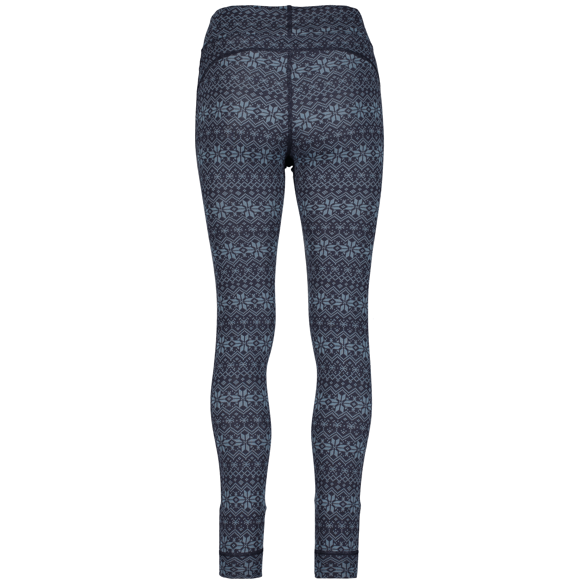 WOOL BASE LAYER PANT NAVY PATTERN WOMEN Everest Base Layer Wool