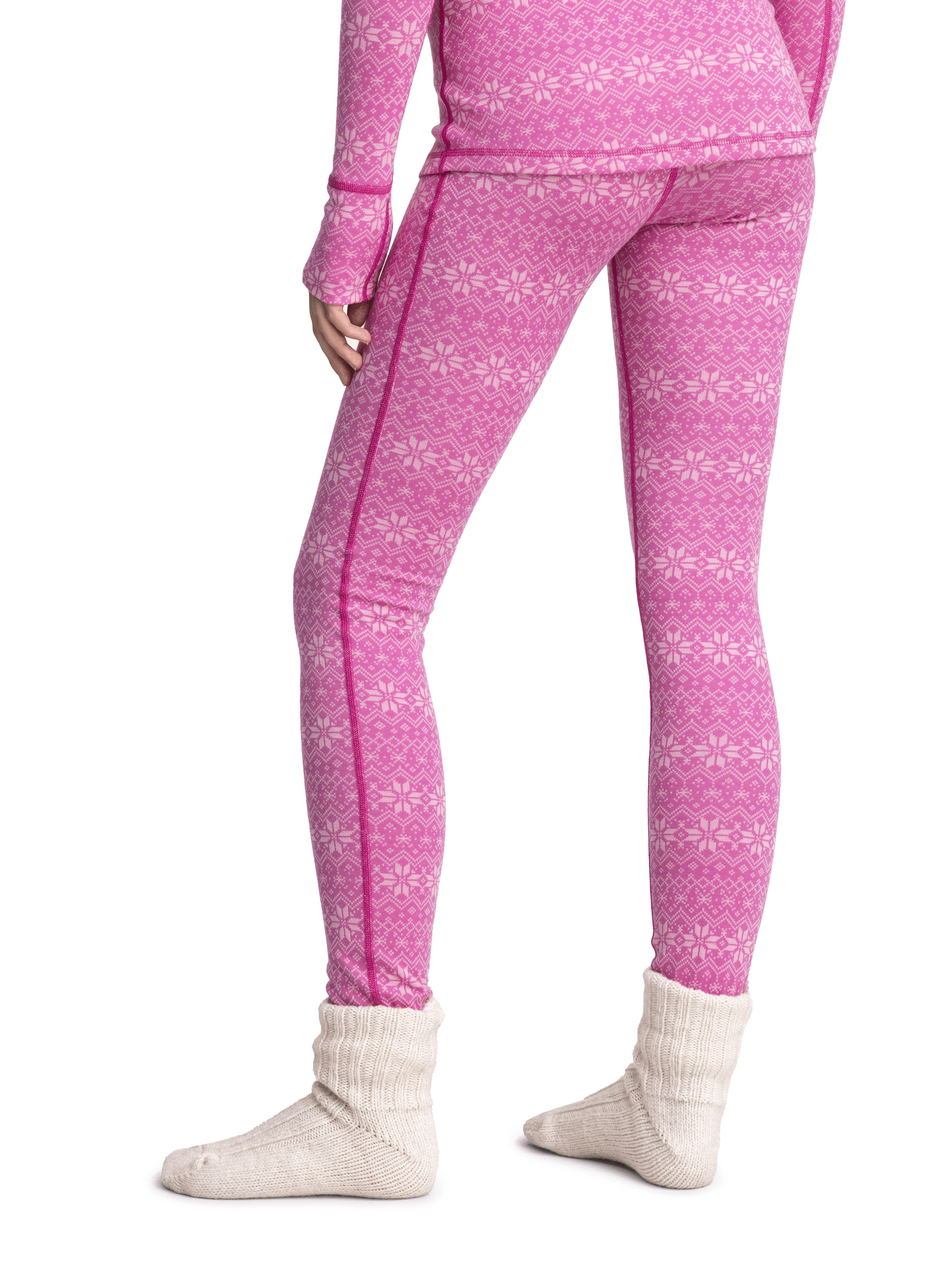 SPODNIE BAZOWE Z WEŁNY BRILLIANT PINK Everest Warstwa bazowa z wełny