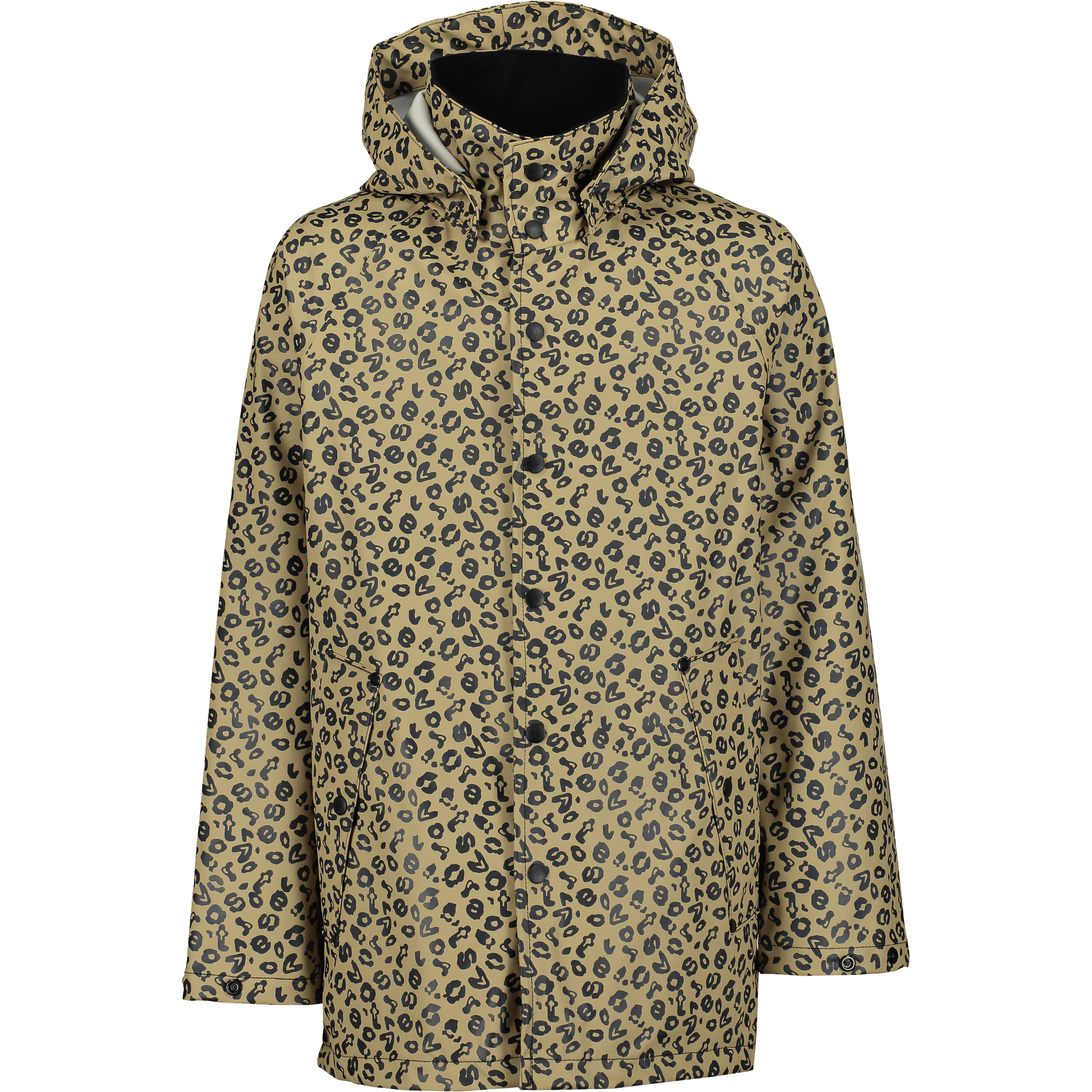REGENMANTEL HELLBEIGE LEOPARD JUNIOR Everest Allwettermantel
