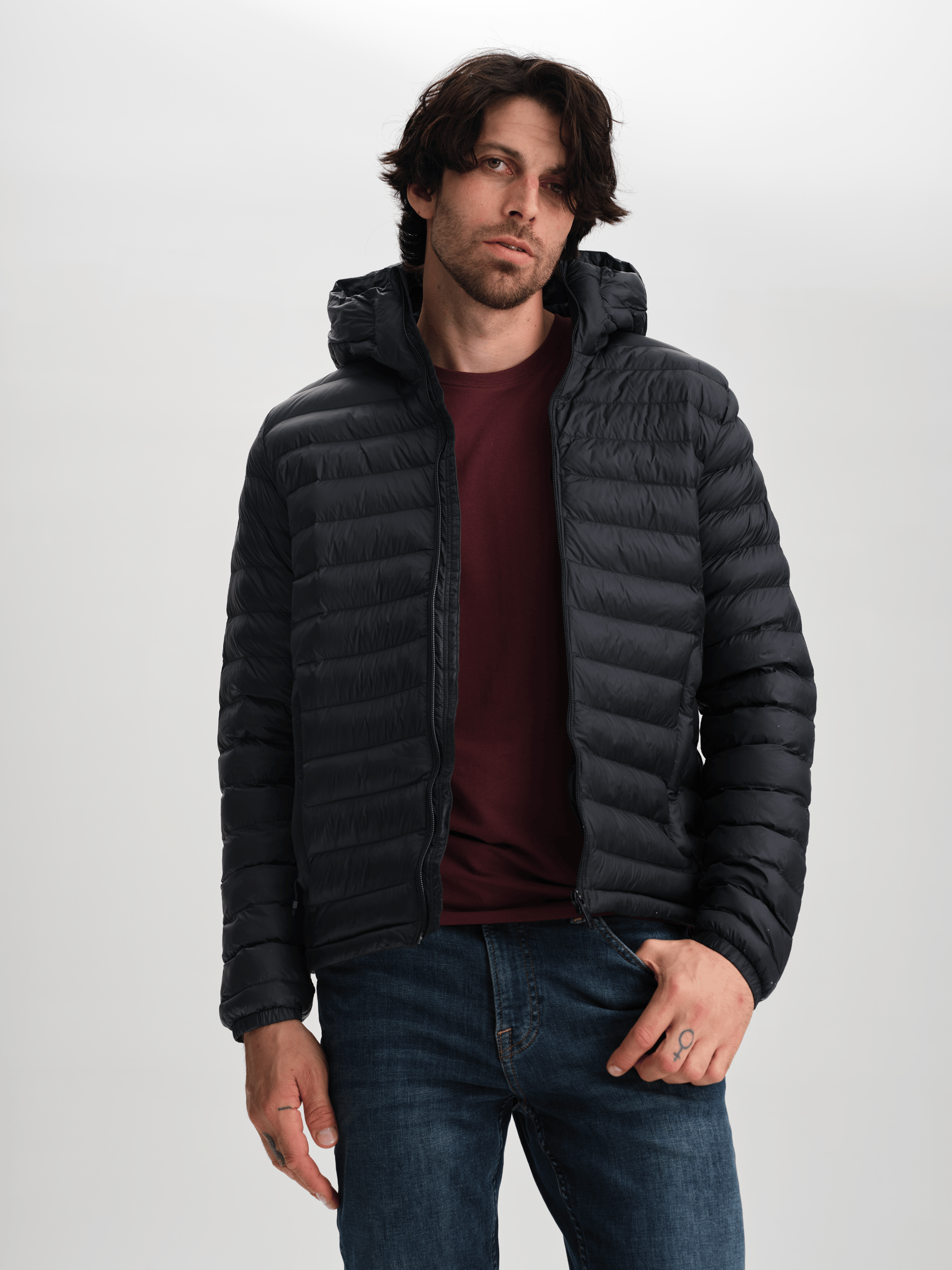 LINER HOOD JACKET BLACK MEN Everest Liner Jacket