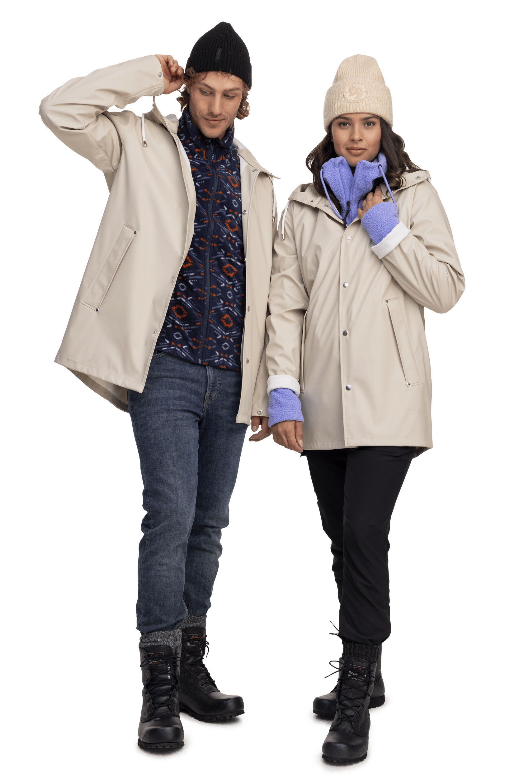 RAIN COAT WHEAT Everest All Weather Coat