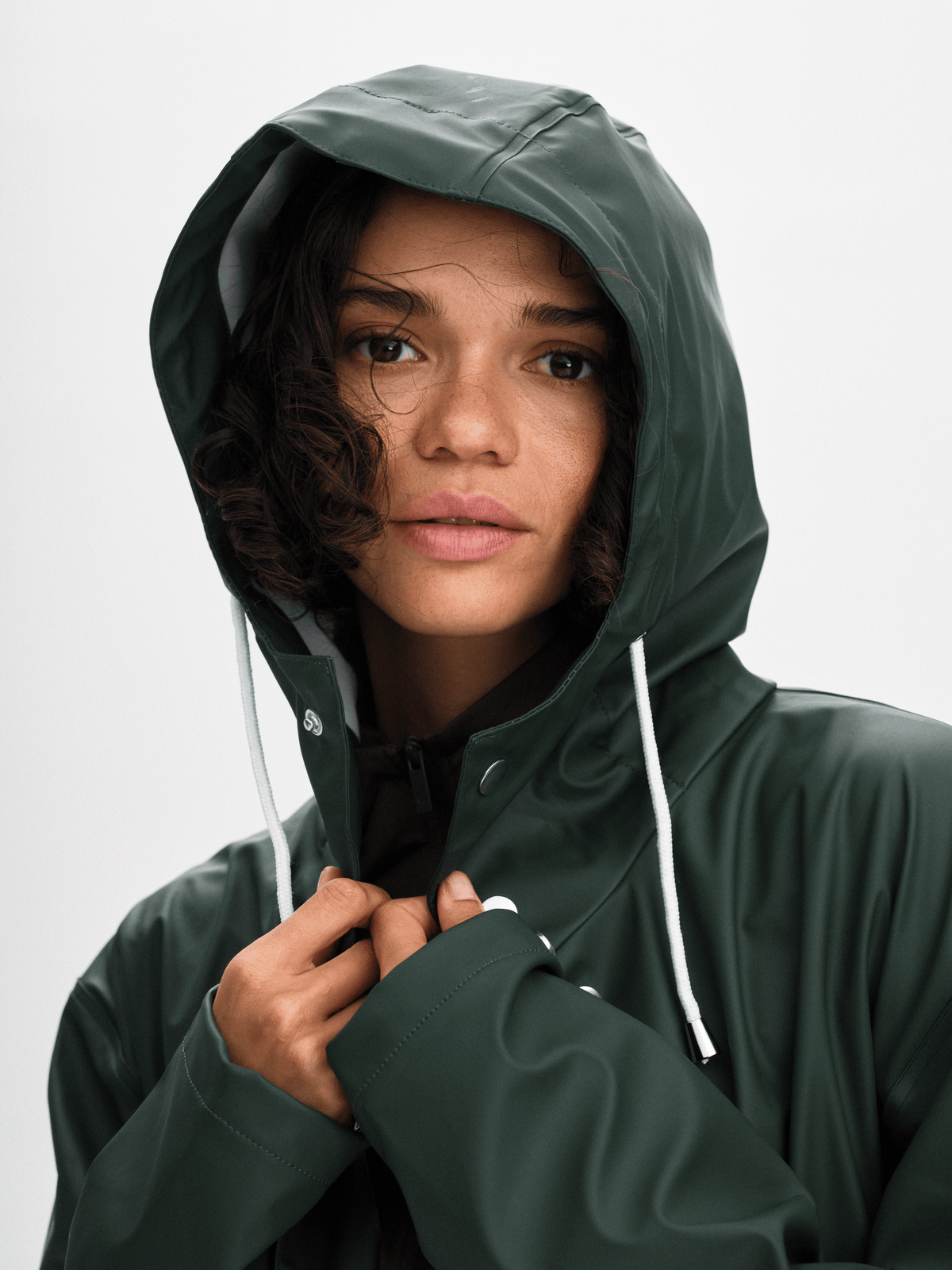RAIN COAT DARK GREEN Everest All Weather Coat