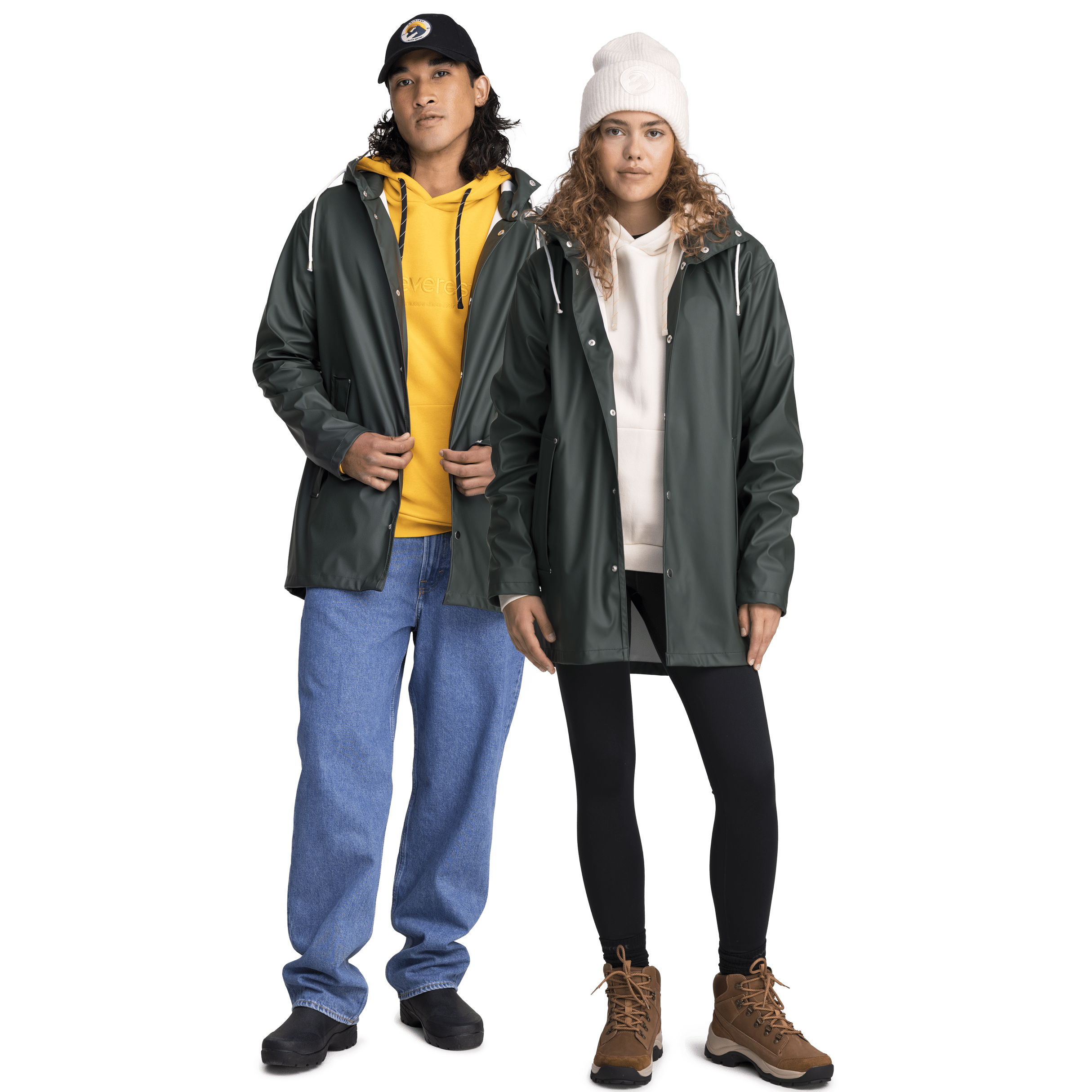 RAIN COAT DARK GREEN Everest All Weather Coat