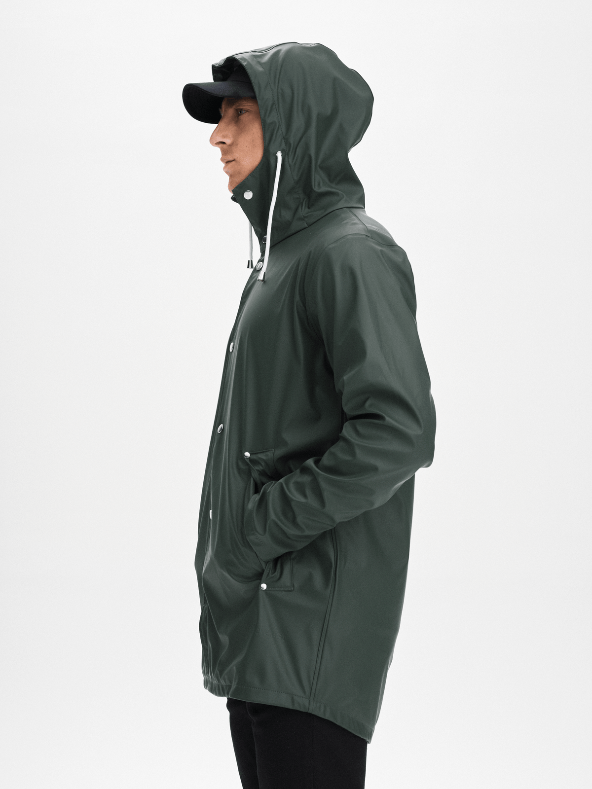 RAIN COAT DARK GREEN Everest All Weather Coat