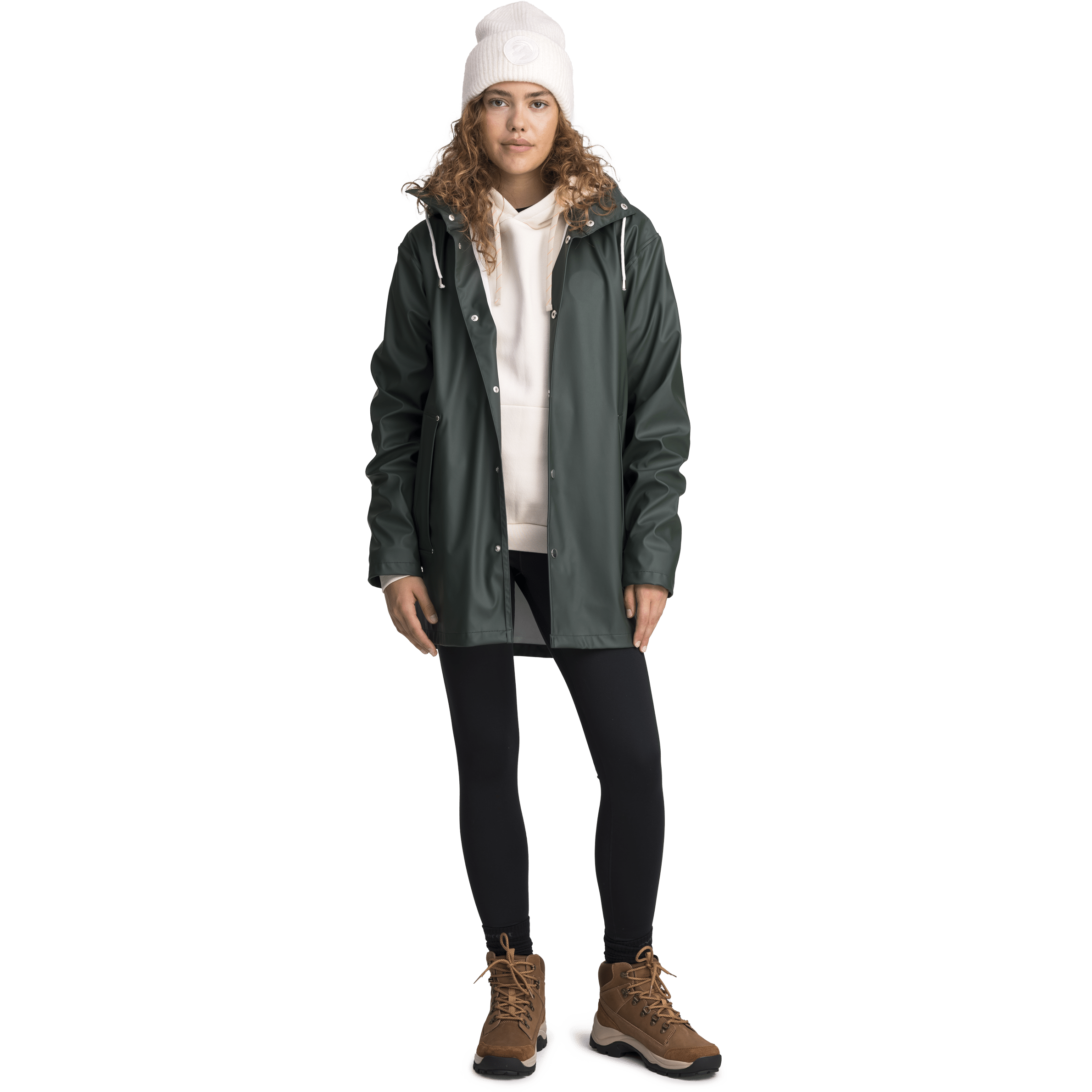 RAIN COAT DARK GREEN Everest All Weather Coat