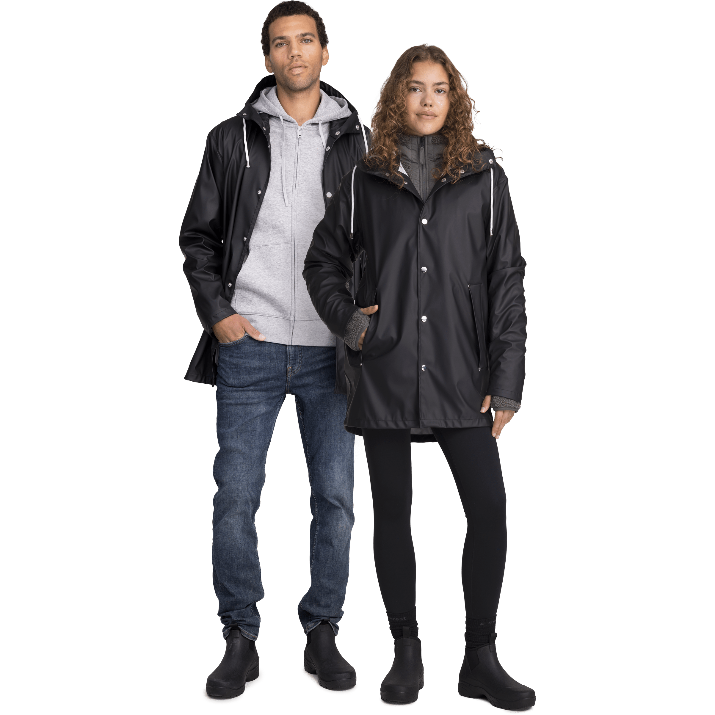 RAIN COAT BLACK Everest All Weather Coat