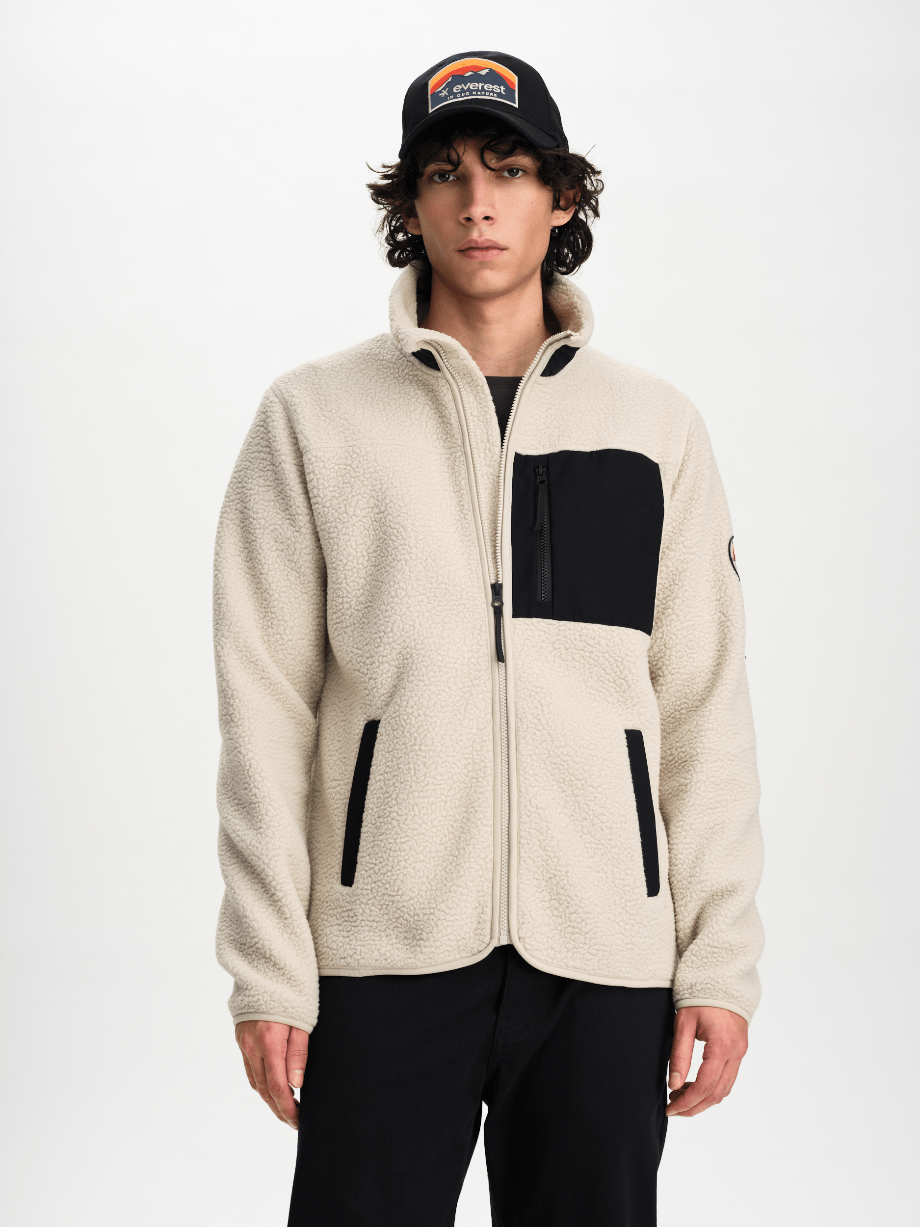 PILE SHIRT RETRO IVORY BEIGE Everest Pile Fleece