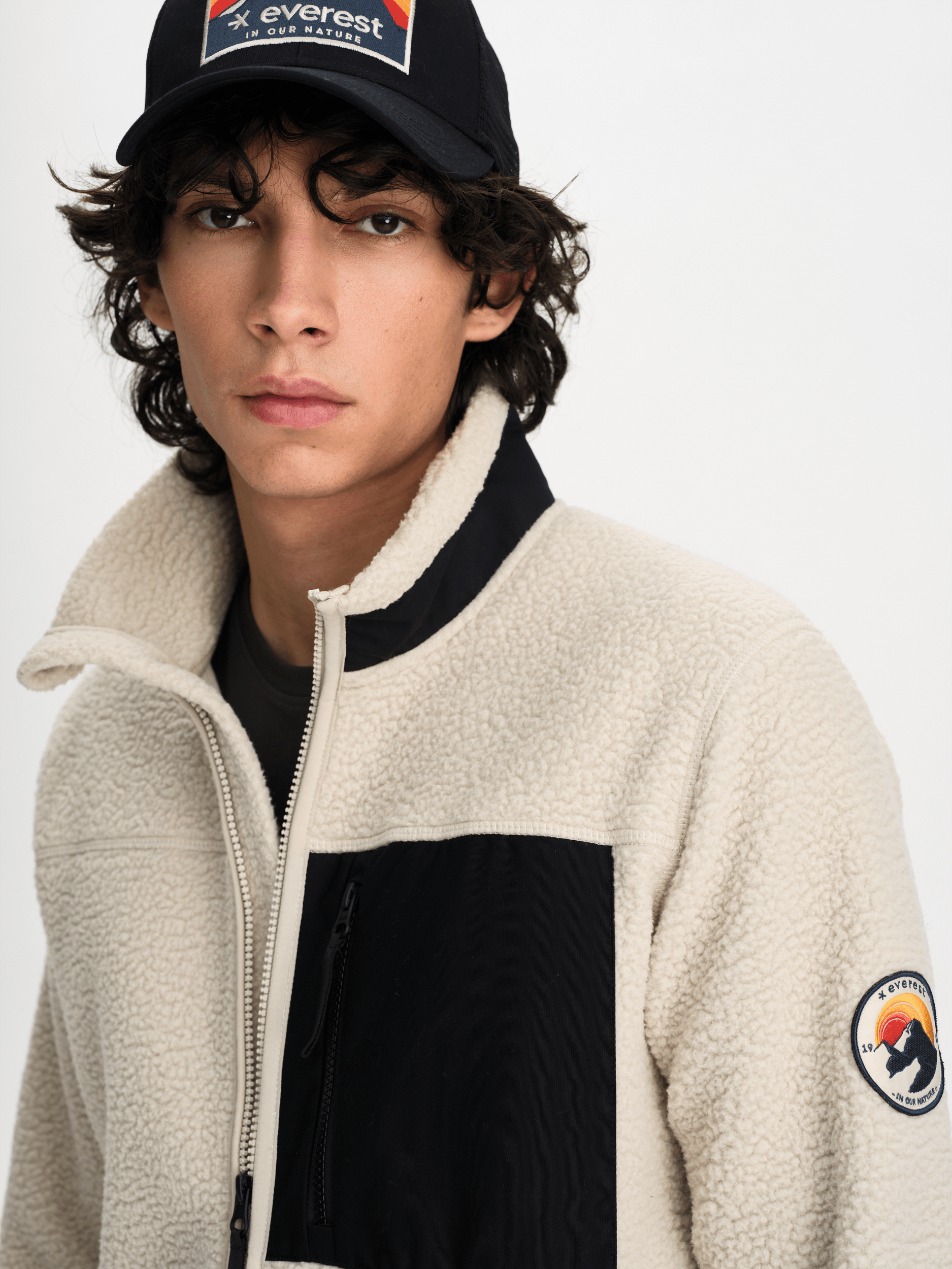PILE SHIRT RETRO IVORY BEIGE Everest Pile Fleece