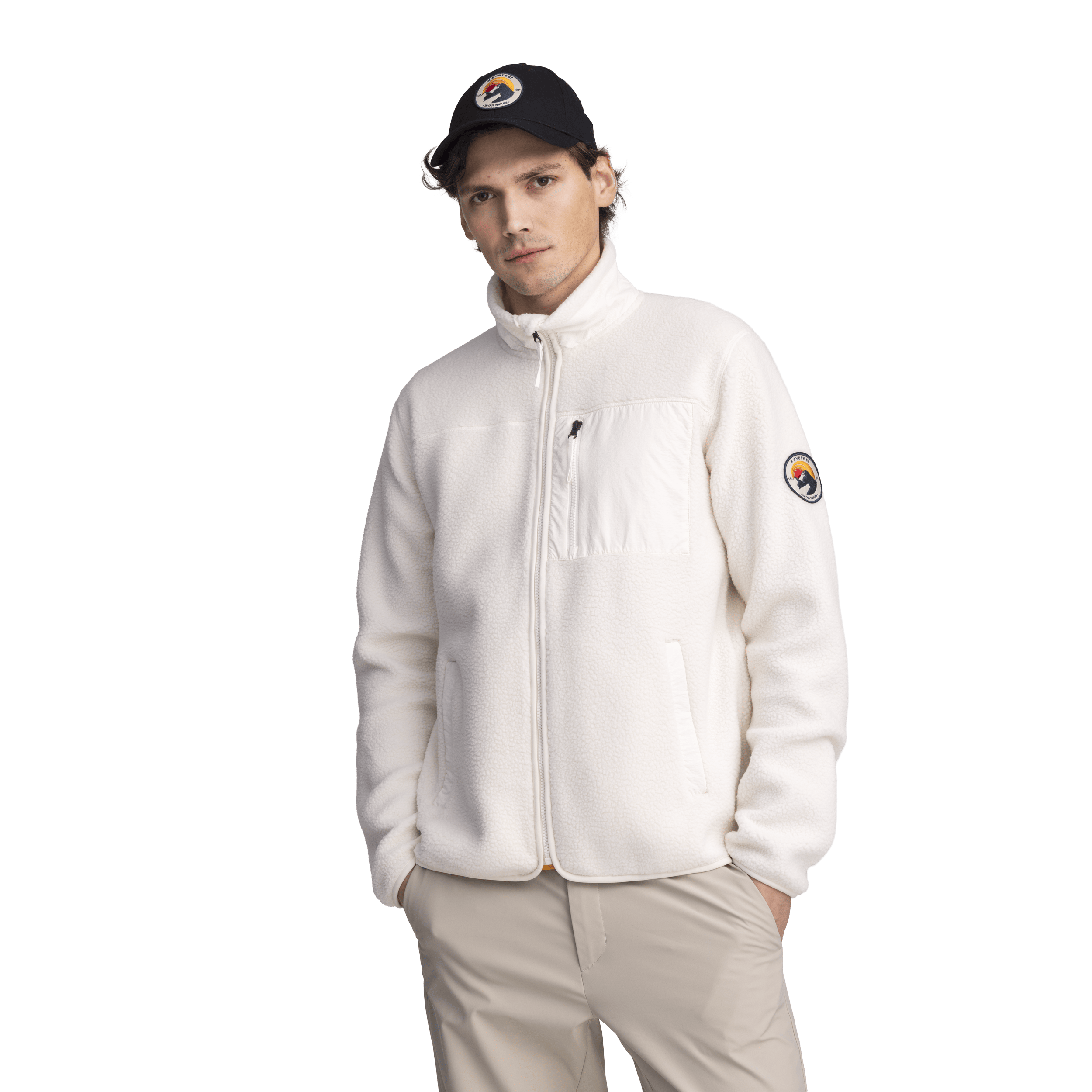 PILE SHIRT RETRO - OFF WHITE Everest Pile Fleece