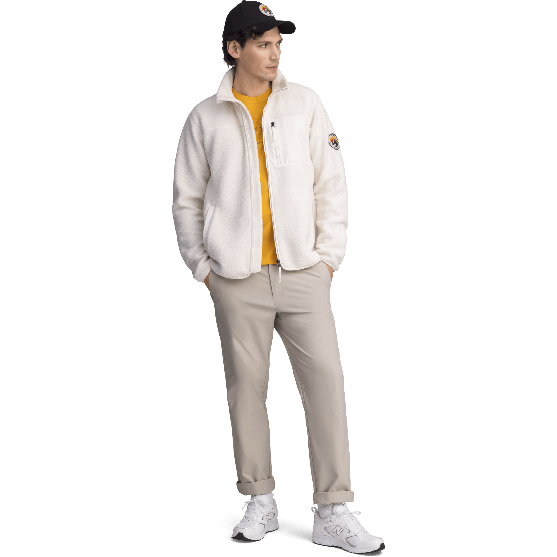 PILE SHIRT RETRO - OFF WHITE Everest Pile Fleece