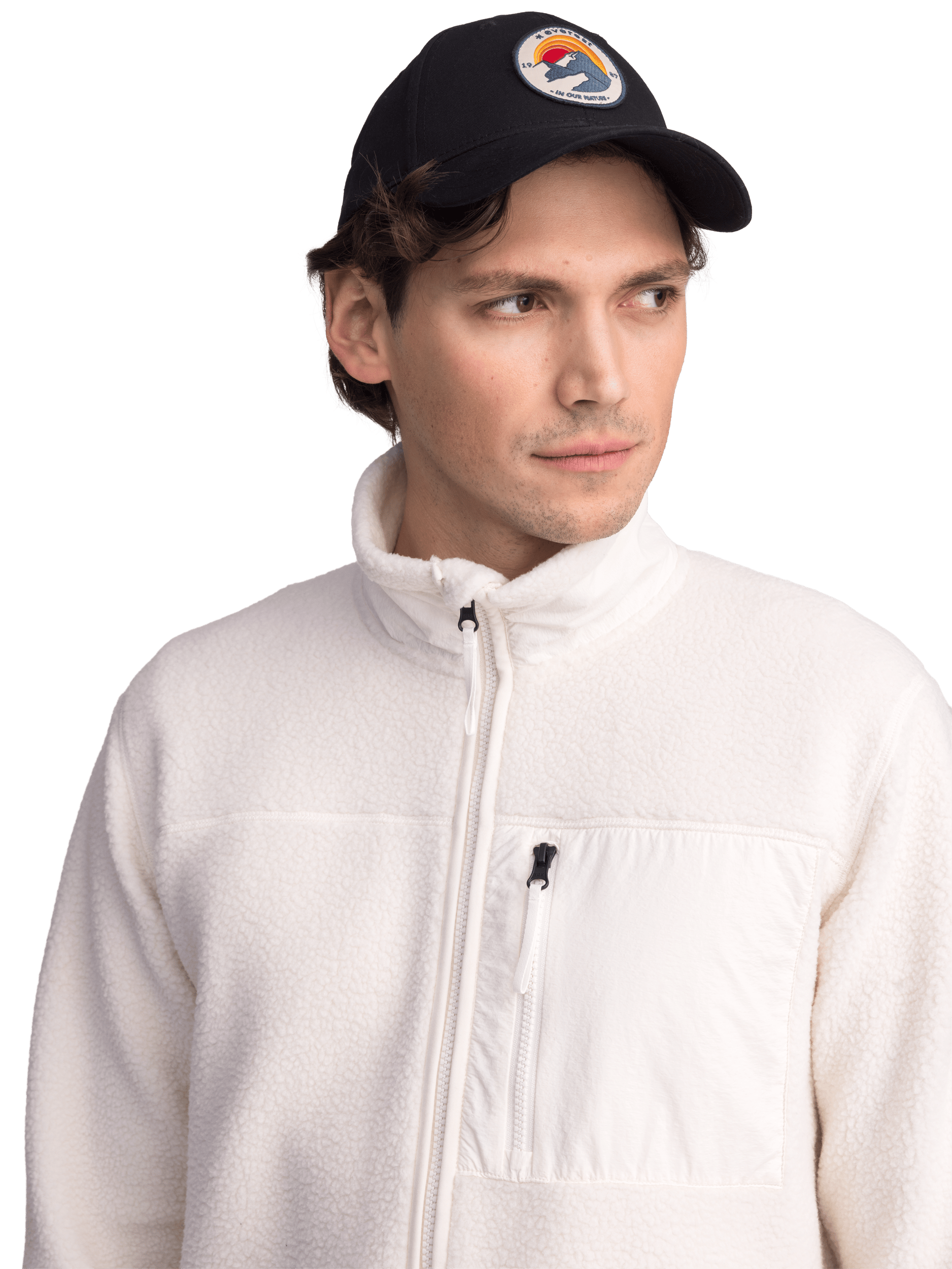 PILE SHIRT RETRO - OFF WHITE Everest Pile Fleece