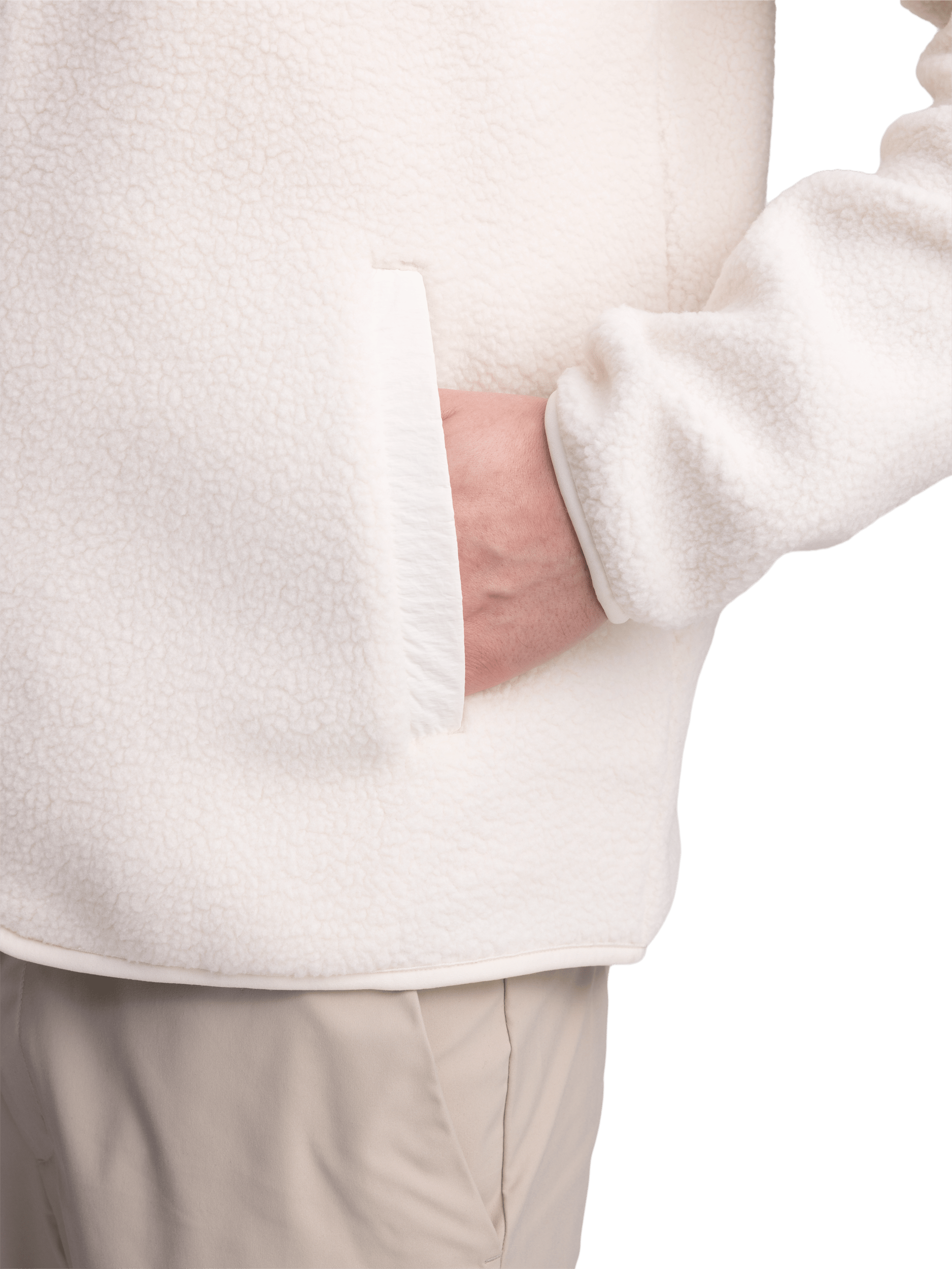 PILE SHIRT RETRO - OFF WHITE Everest Pile Fleece