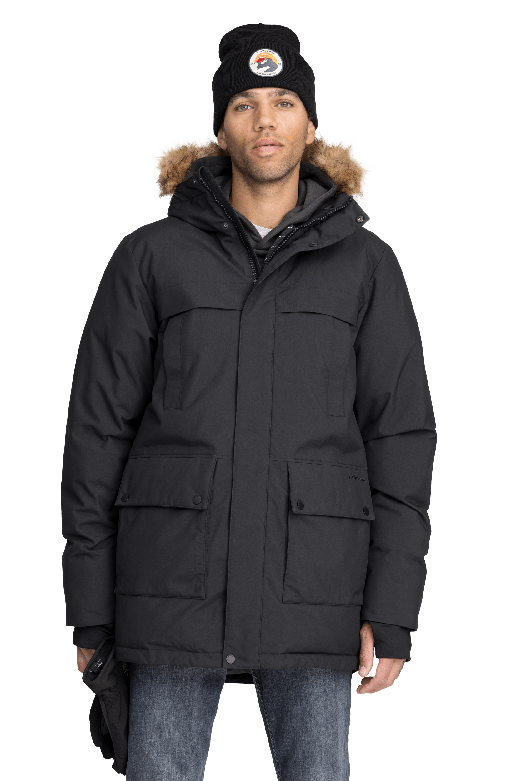 希少 GOODENOUGH VENTILATION PARKA CLASSIC PARKA BLACK MEN