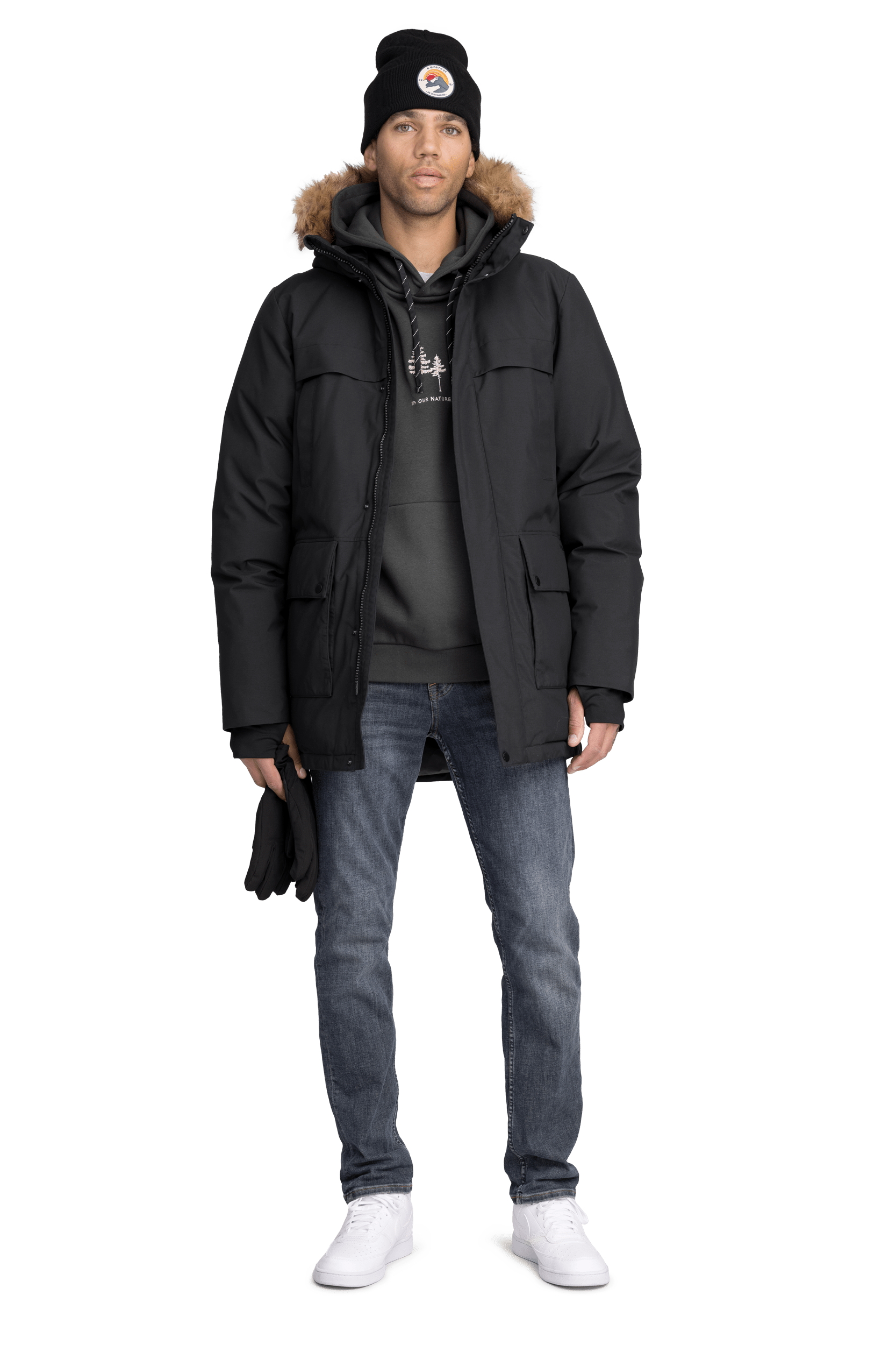 CLASSIC PARKA BLACK MEN Everest Parka