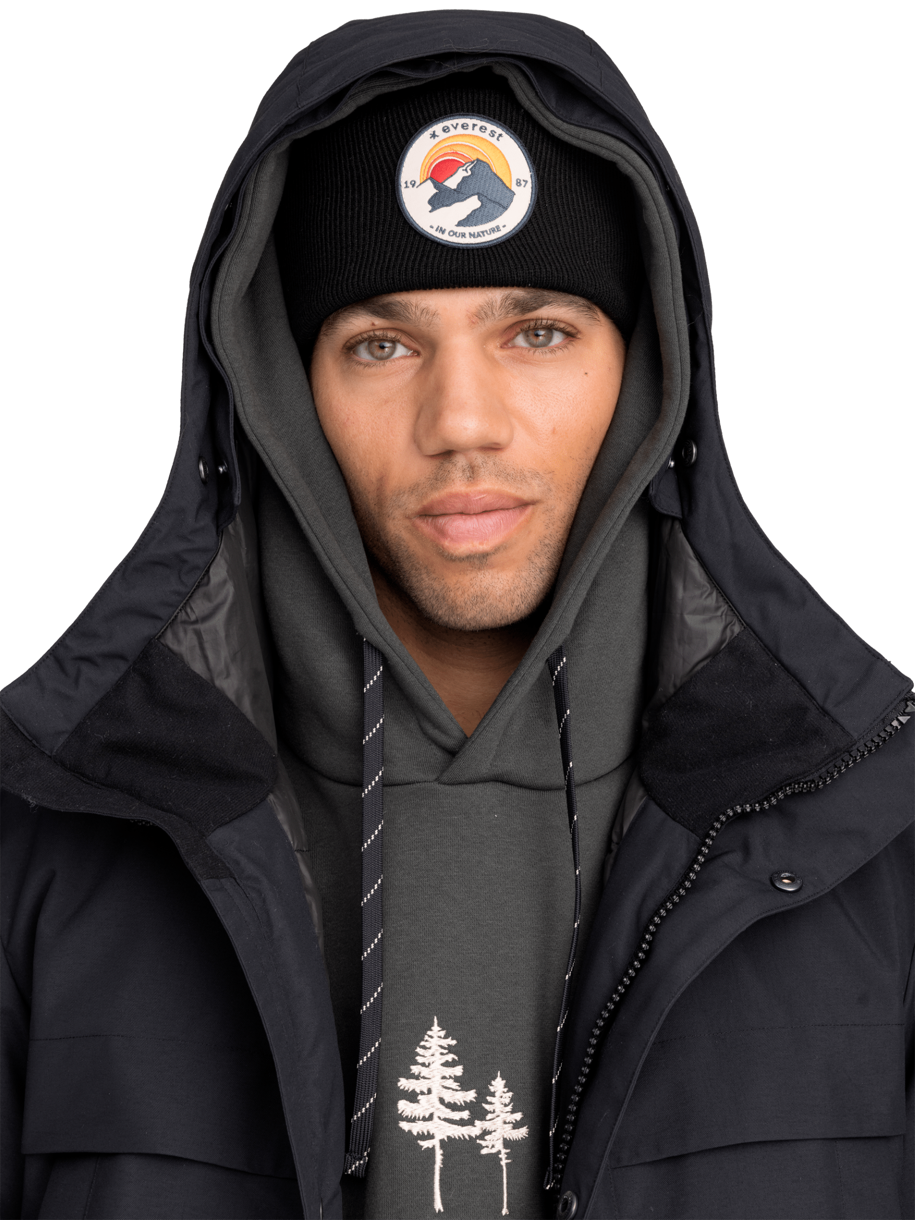 CLASSIC PARKA BLACK MEN Everest Parka