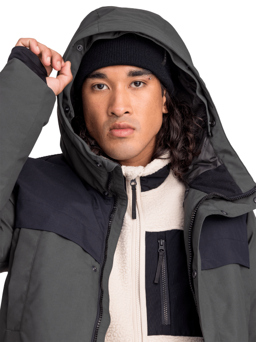 CLASSIC PARKA DARK GREEN/BLACK MEN Everest Parka