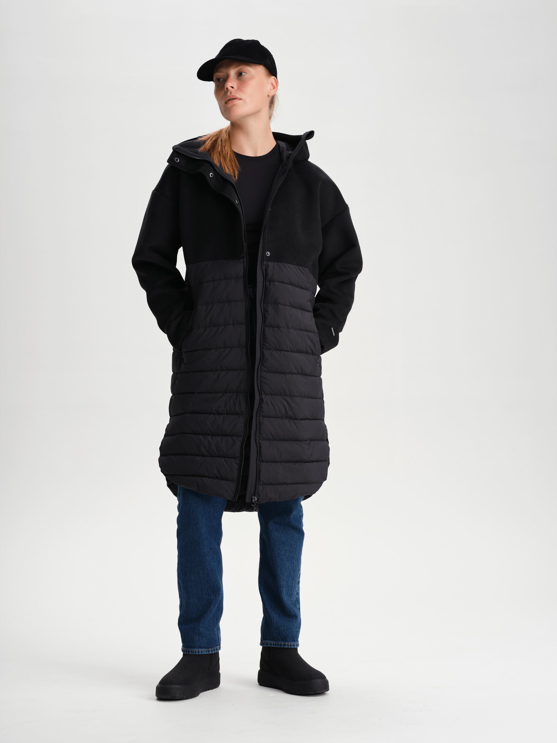 EDITH COAT BLACK Everest Padded Coat