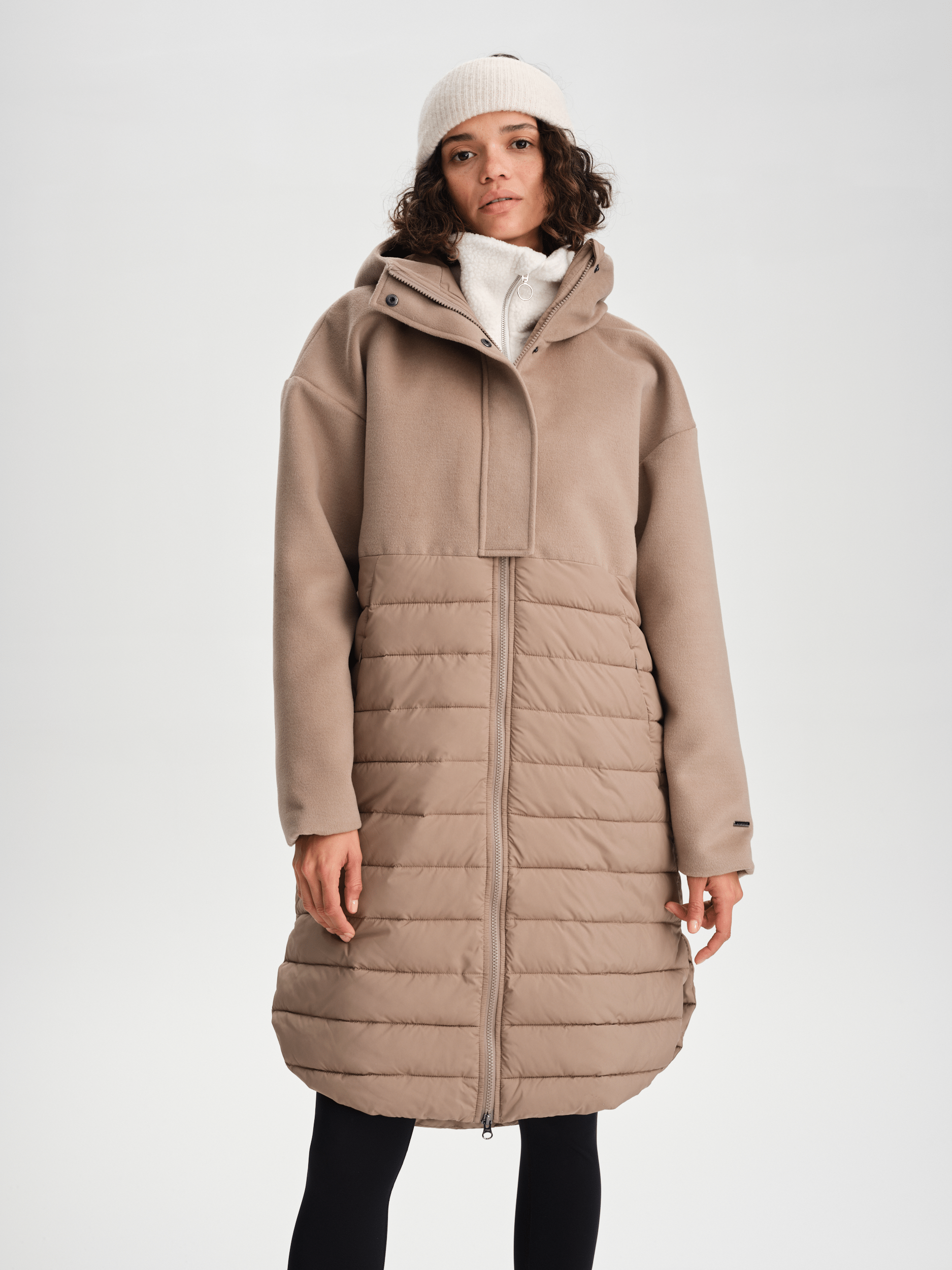 EDITH COAT DESERT BEIGE Everest Padded Coat