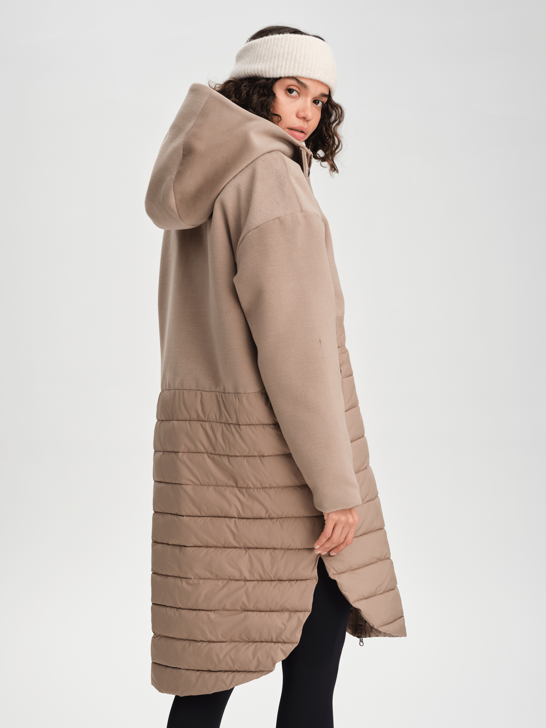 EDITH COAT DESERT BEIGE Everest Padded Coat