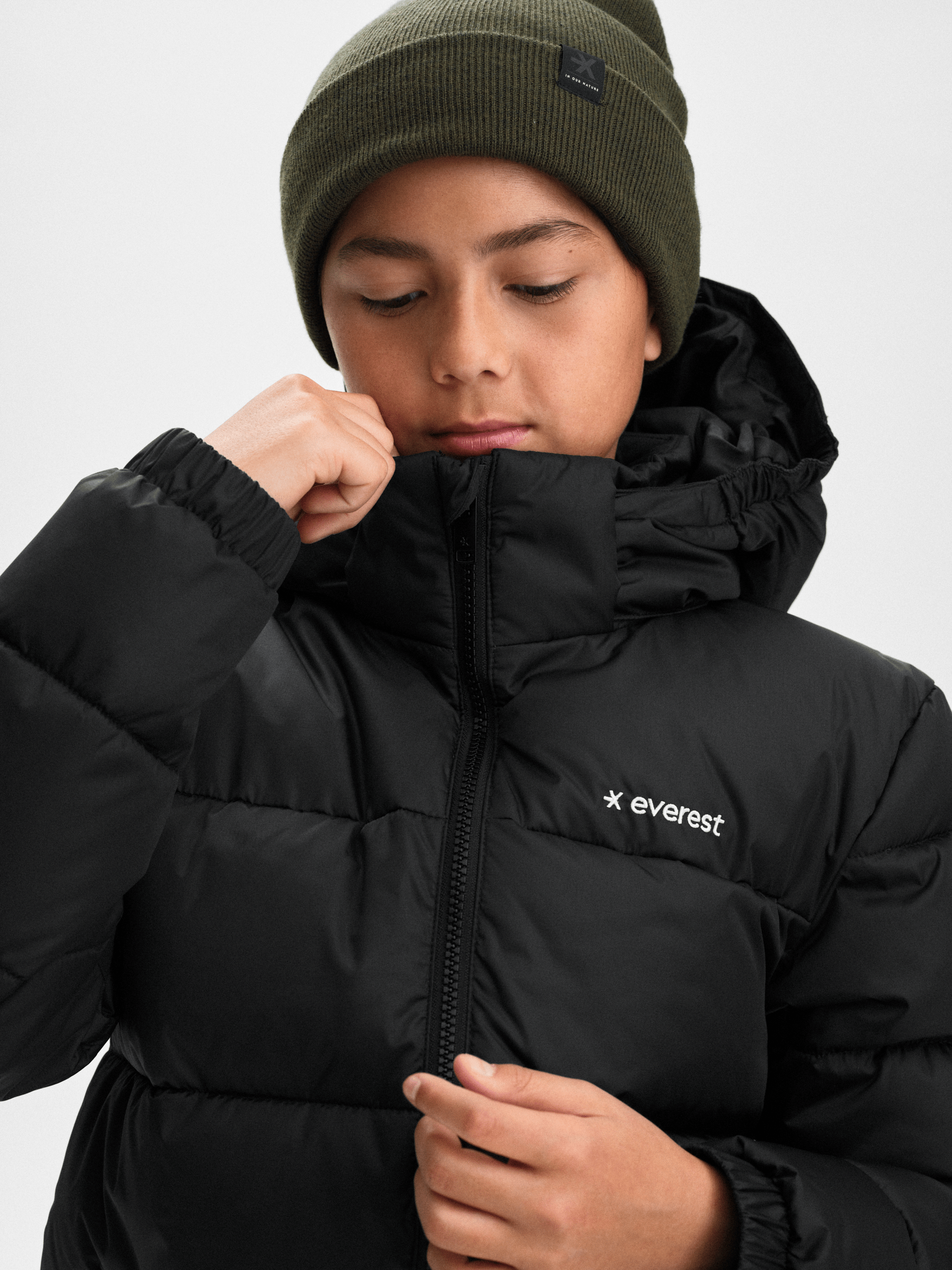 YAZZ JACKET BLACK Everest Padded Jacket