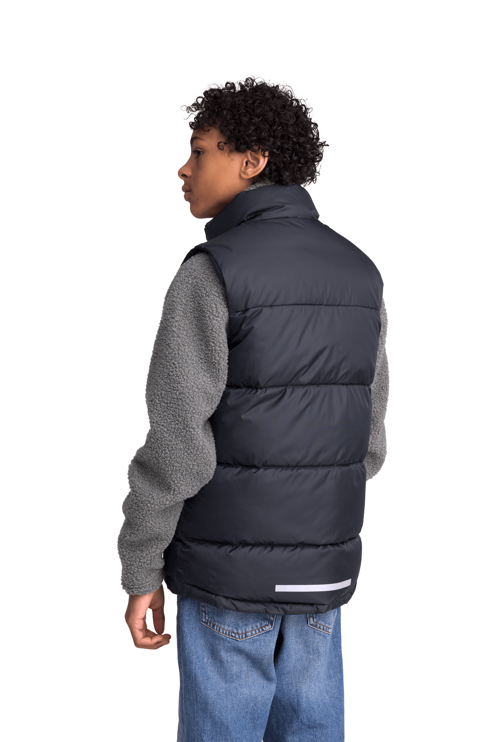 YAZZ KAMIZELKA CZARNA JUNIOR Everest Kamizelka ocieplana