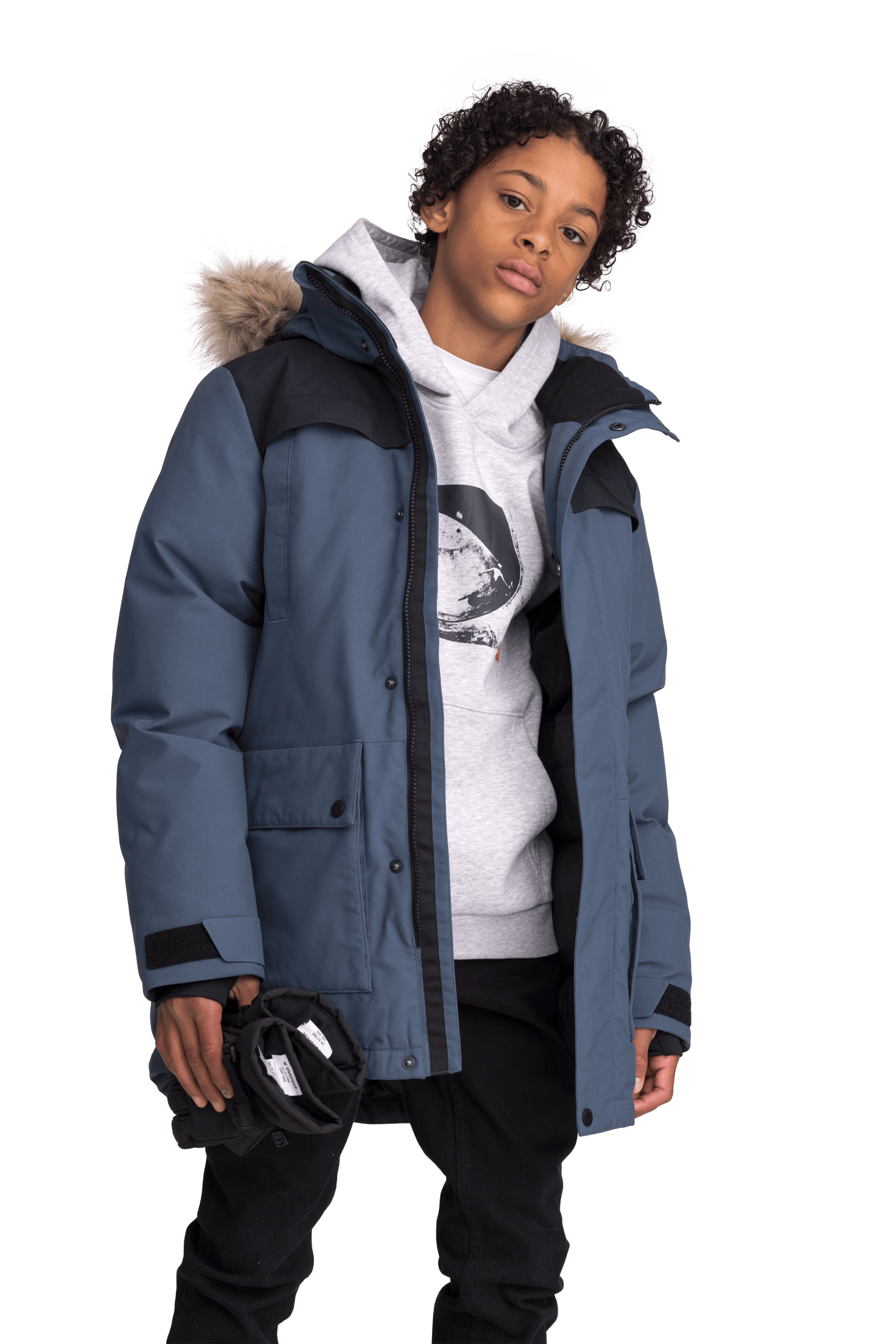 KONG PARKA WHALE BLUE/BLACK Everest Winter Parka
