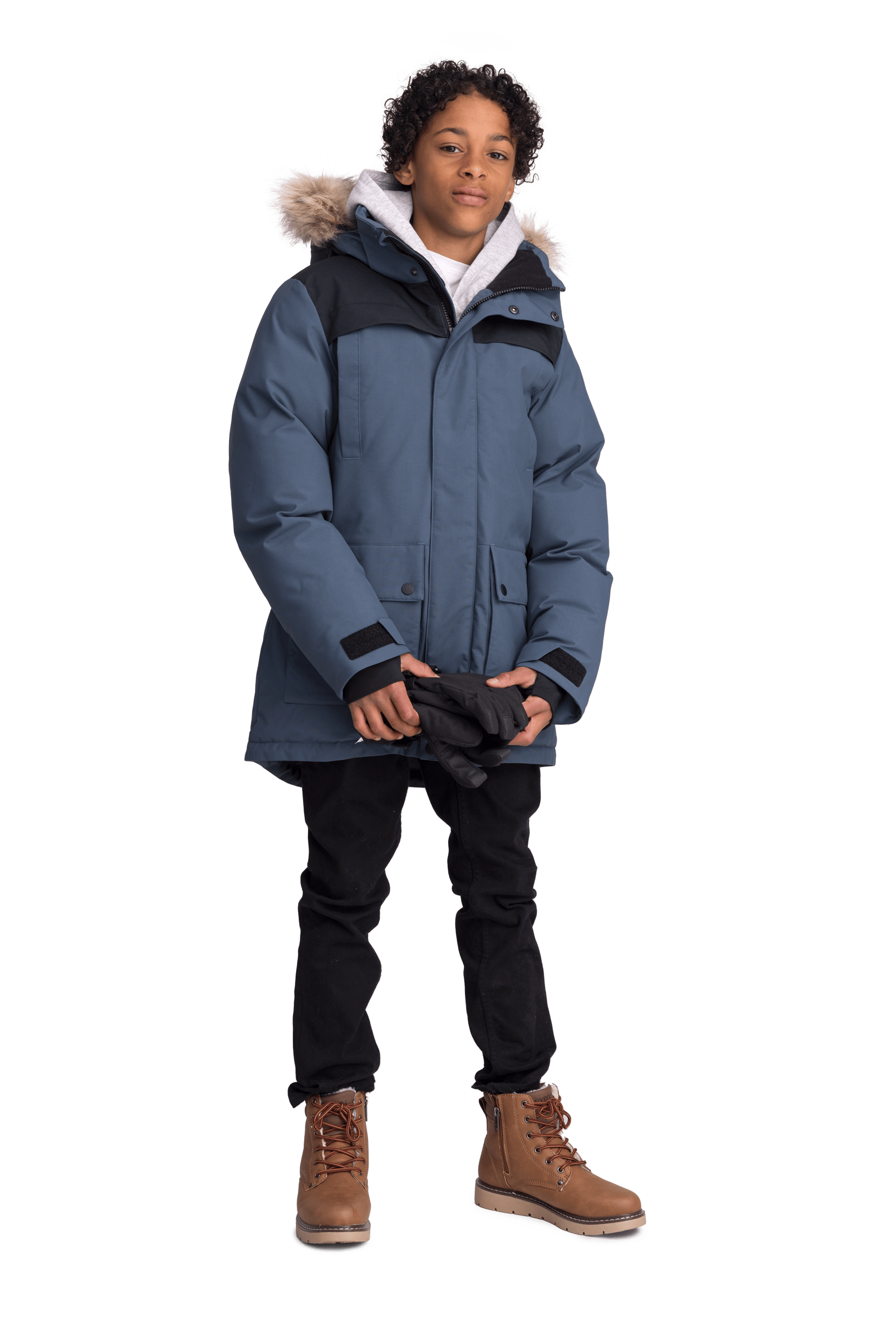 KONG PARKA WHALE BLUE/BLACK Everest Winter Parka