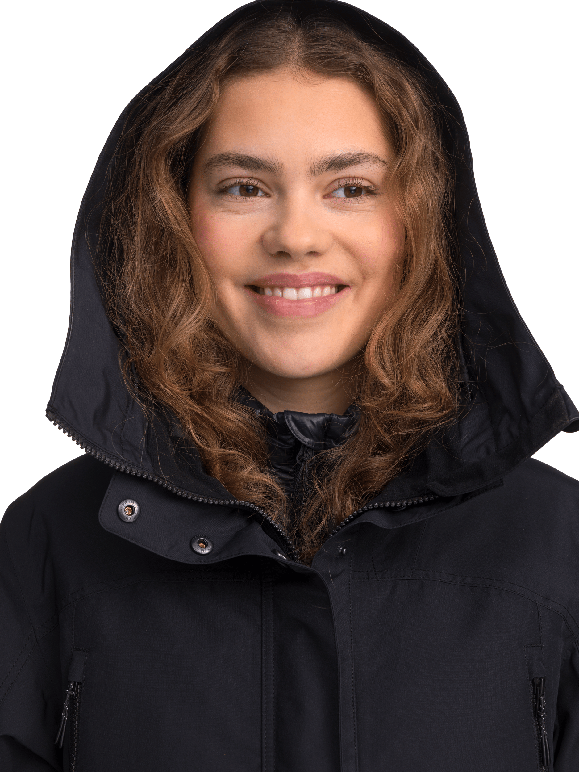 DAMEN FUNKTIONSPARKA SCHWARZ Everest Gefütterter Parka