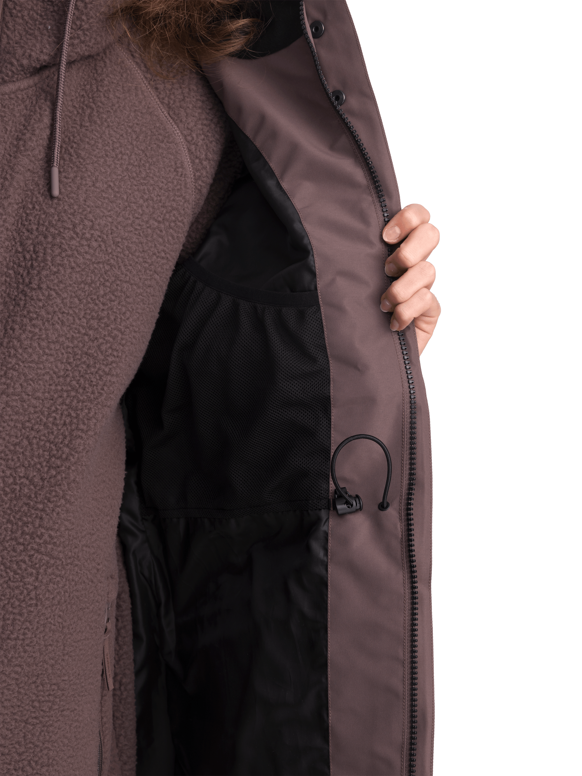 DAMEN FUNKTIONSPARKA ASH PURPLE Everest Allwettermantel