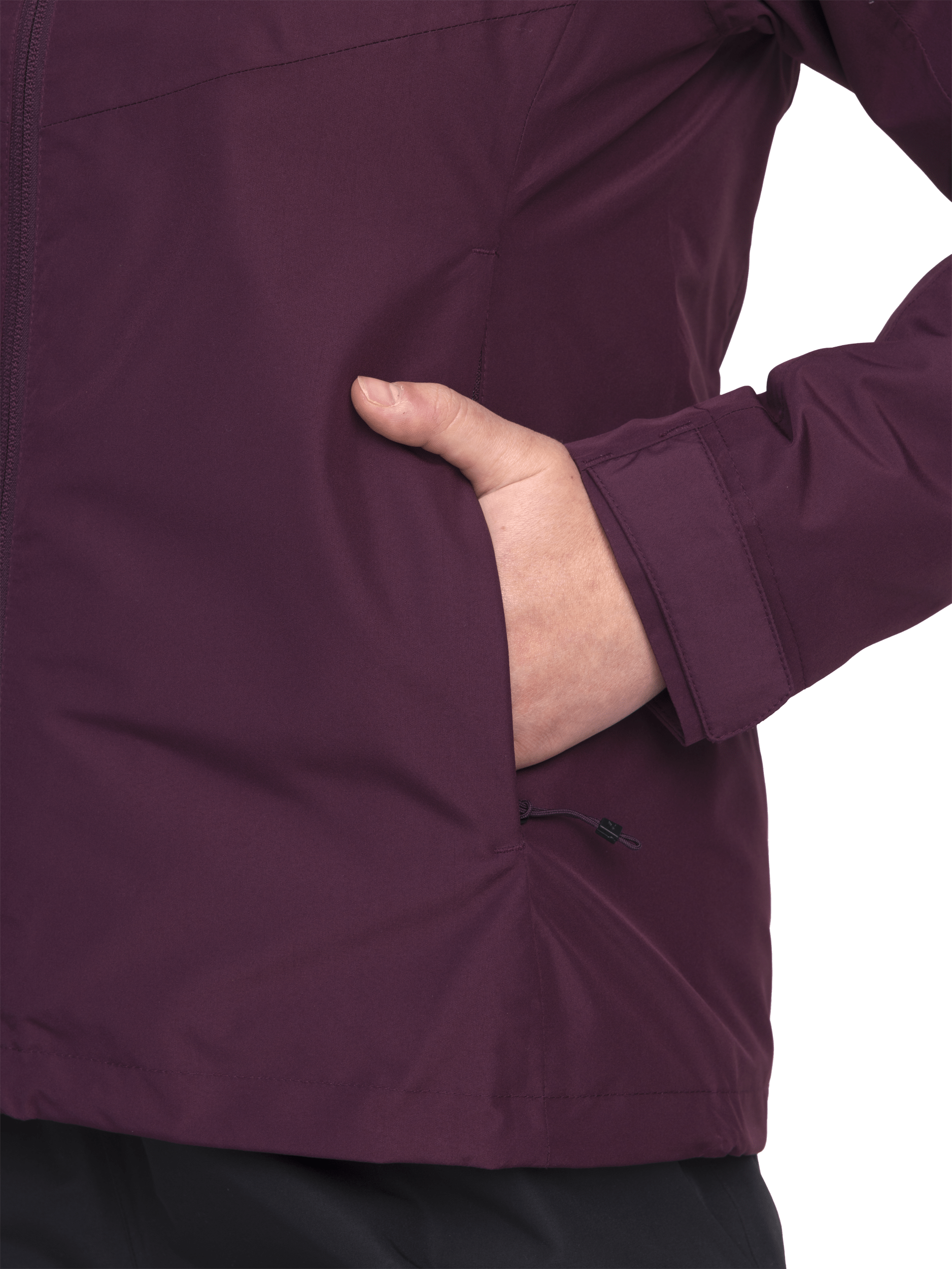 WOMENS ALLROUND JACKET DARK RED Everest All Weather Jacket