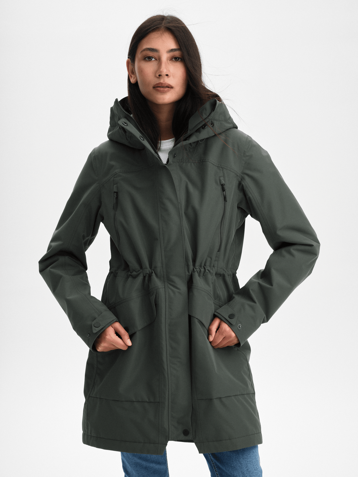 PADDED FUNCTION PARKA DARK GREEN Everest Padded Parka