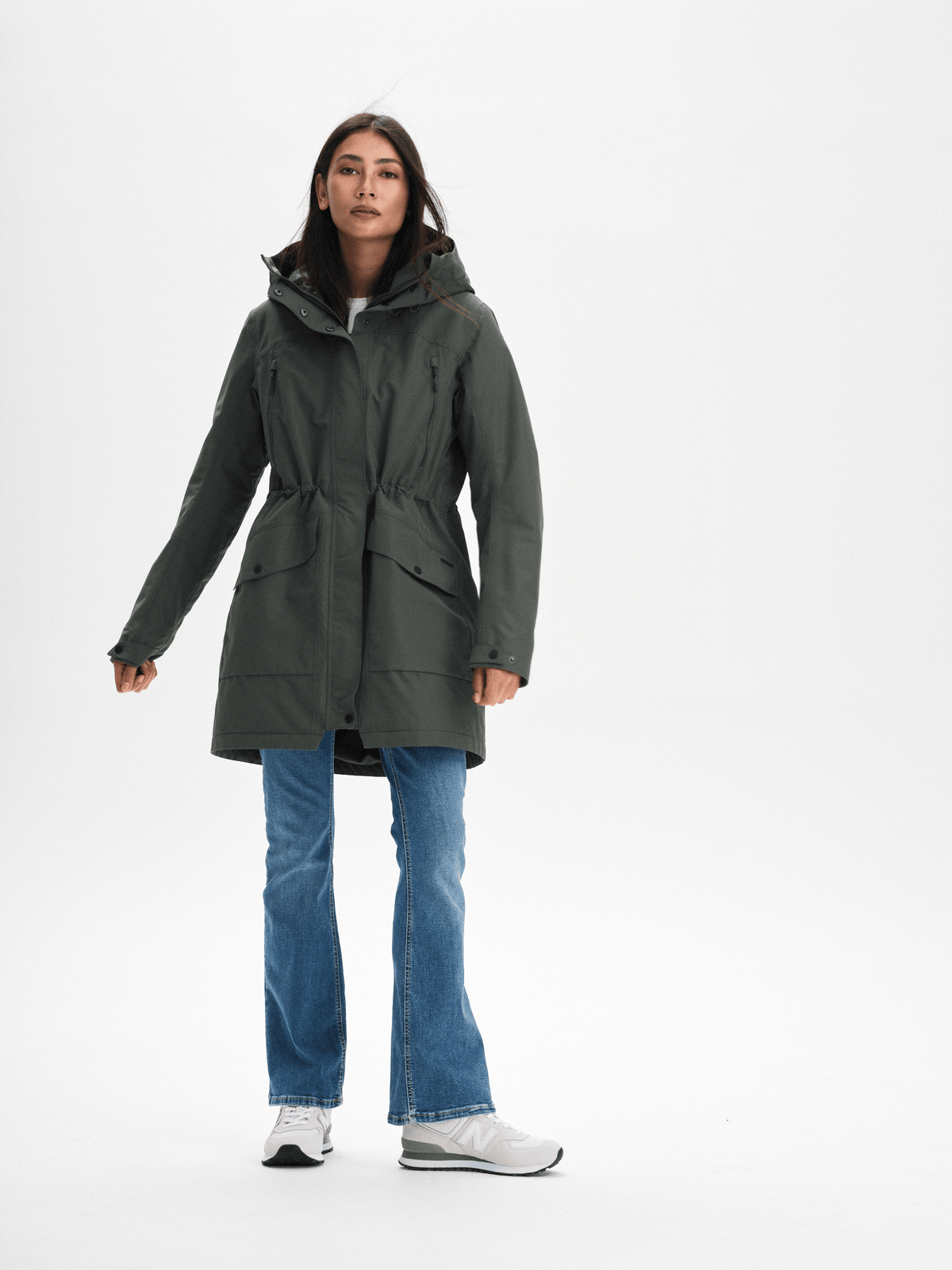 PADDED FUNCTION PARKA DARK GREEN Everest Padded Parka