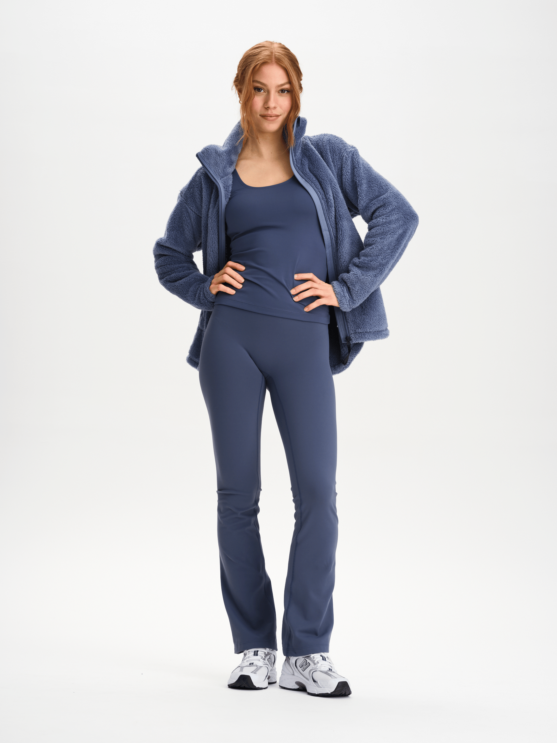 COZY PILE JACKET LILA WIND Damen Everest Pile Fleece