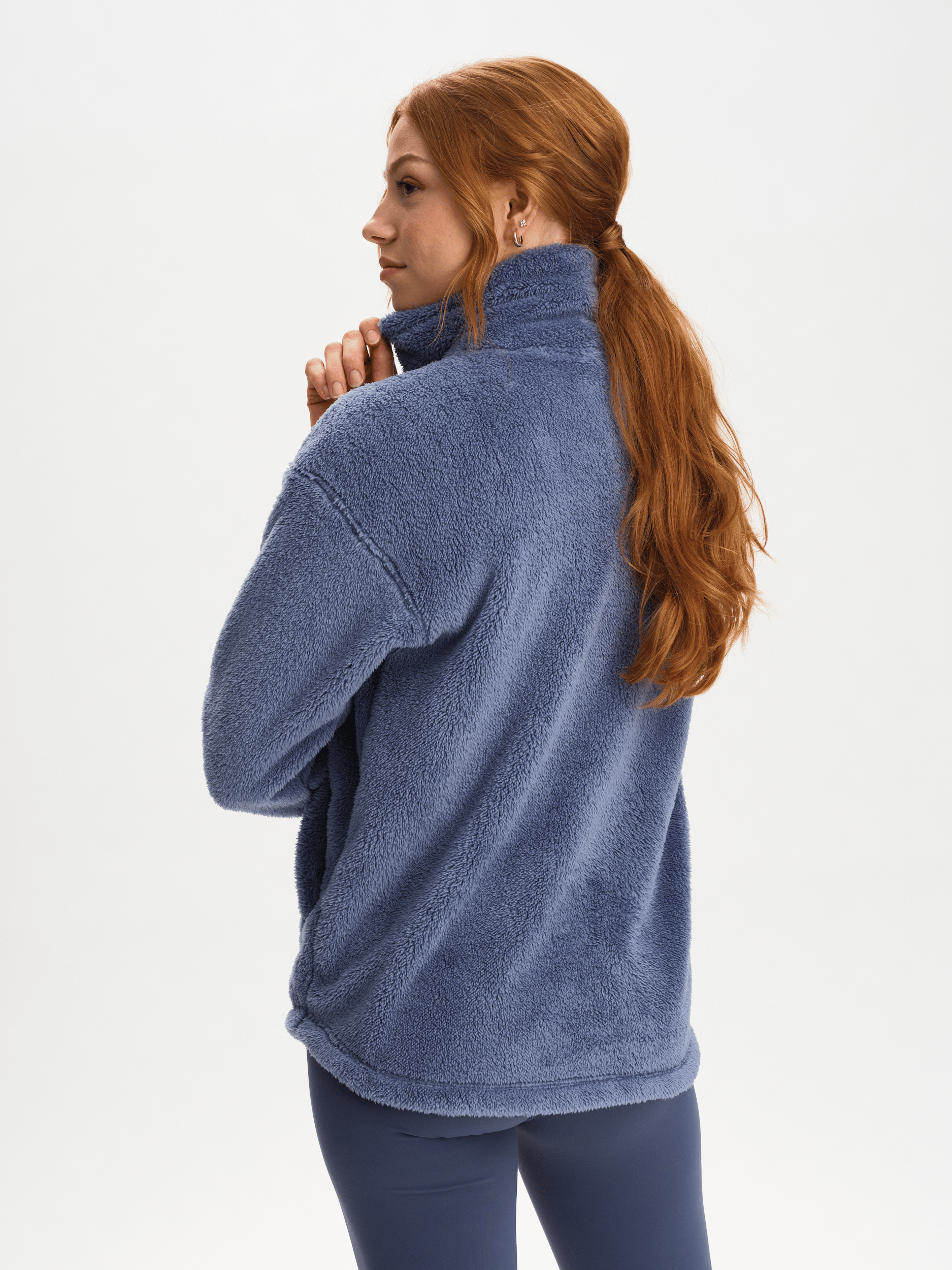 COZY PILE JACKET LILA WIND Damen Everest Pile Fleece