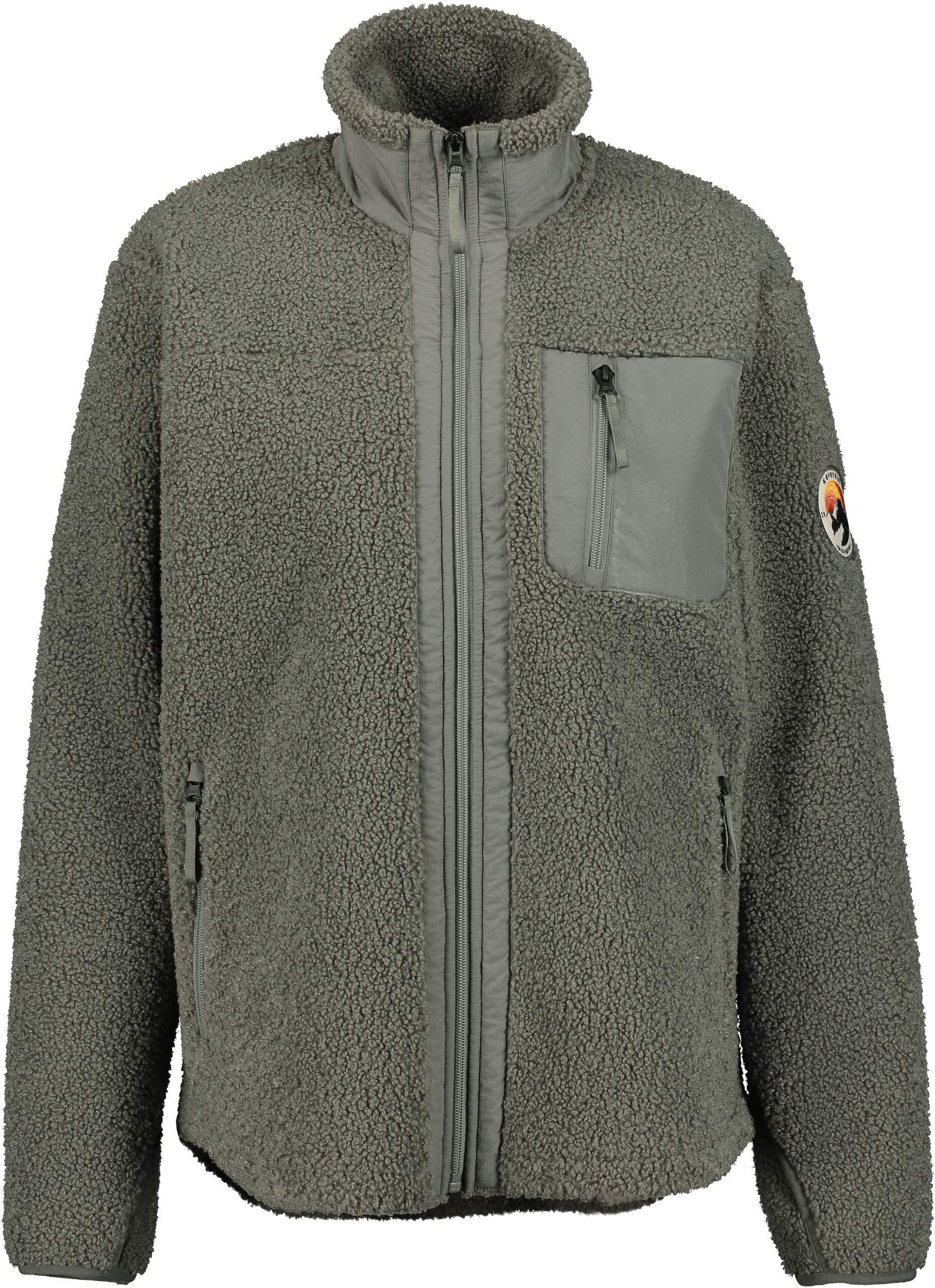 WILA KOSZULA Z POLARU KHAKI SZARY Everest Polar z polaru