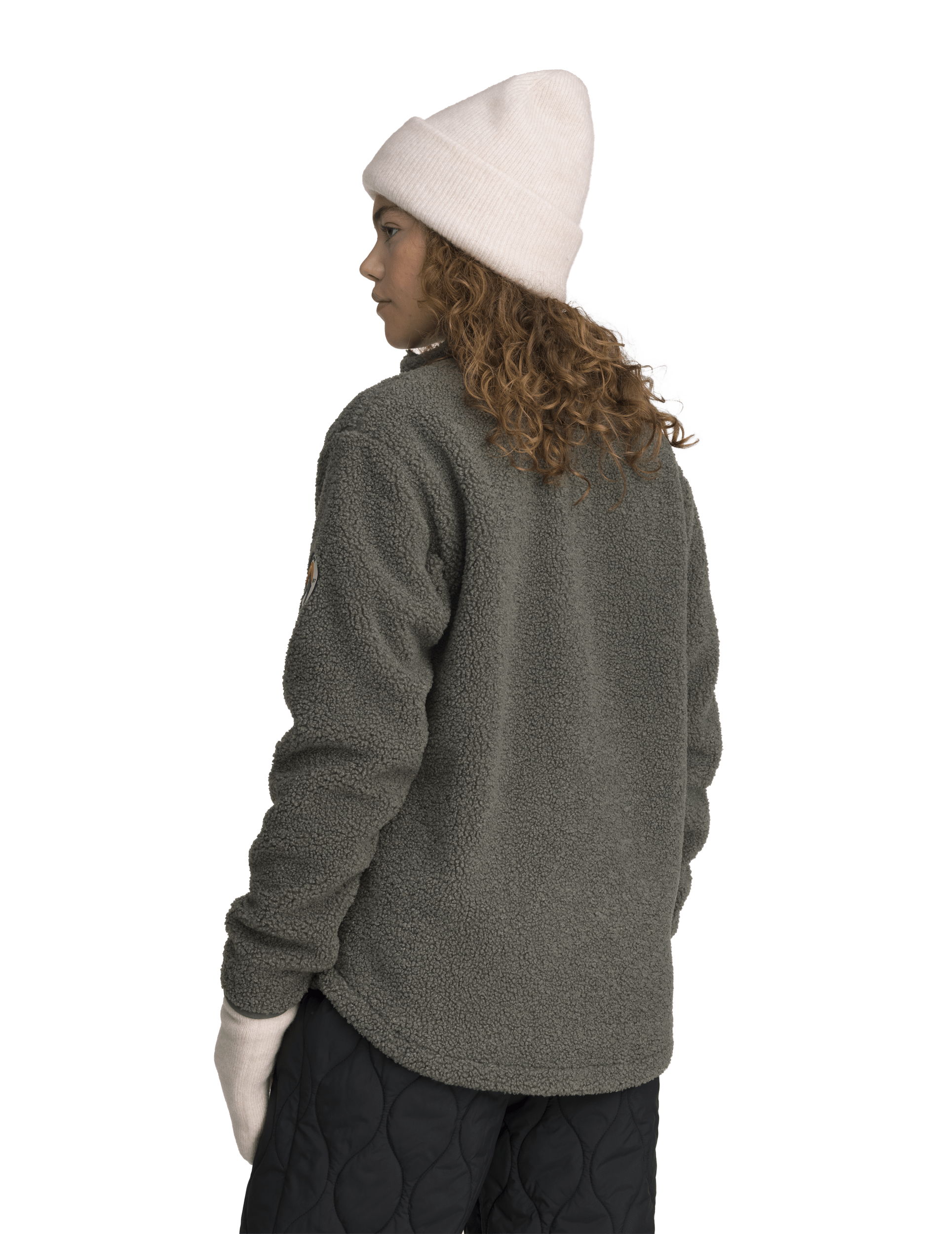 WILA KOSZULA Z POLARU KHAKI SZARY Everest Polar z polaru