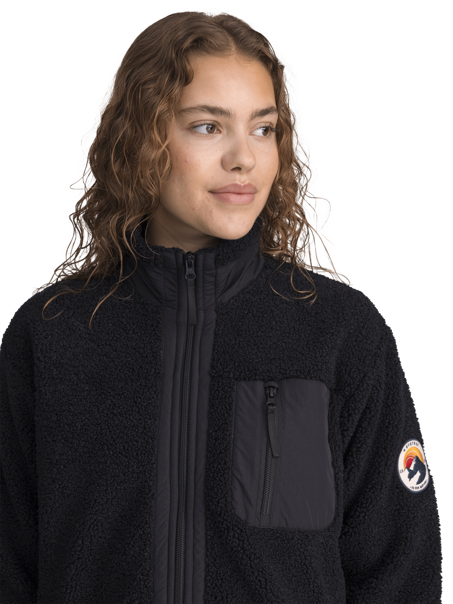 WILA PILE SHIRT BLACK Everest Pile Fleece