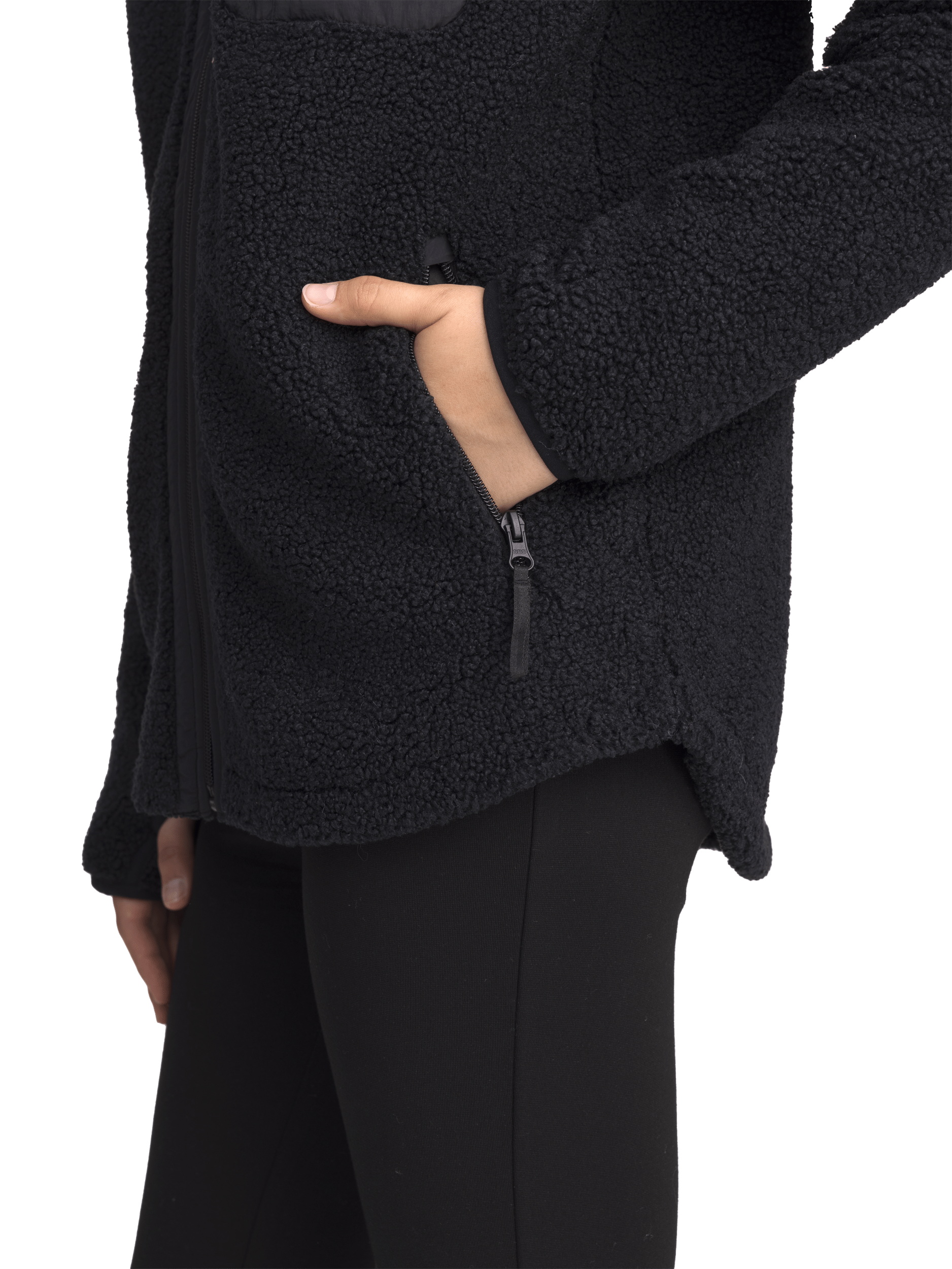 WILA PILE SHIRT BLACK Everest Pile Fleece