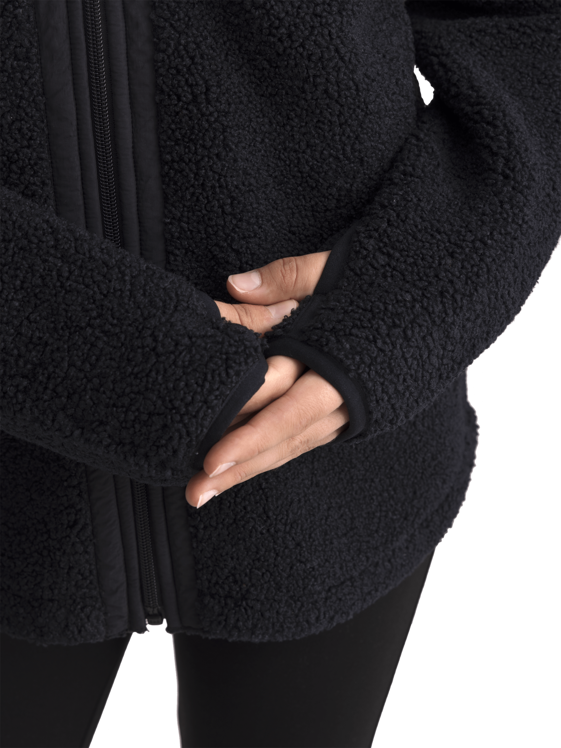 WILA PILE SHIRT BLACK Everest Pile Fleece