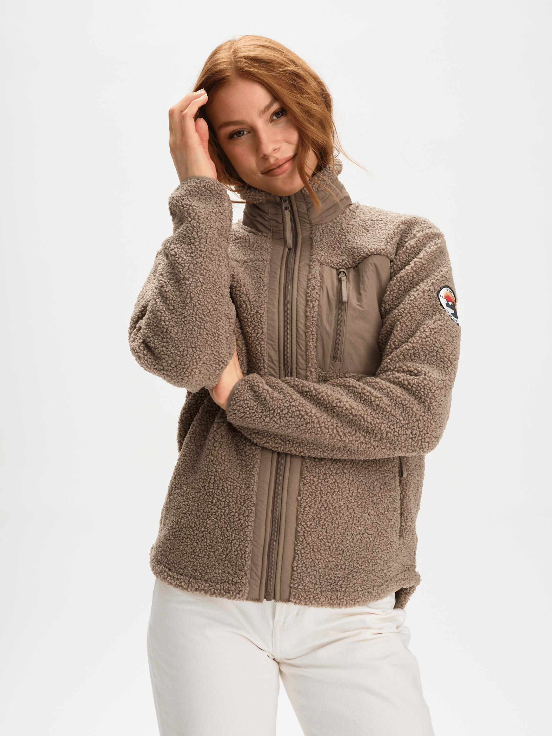 WILA PILE SHIRT DESERT BEIGE Everest Second Layer