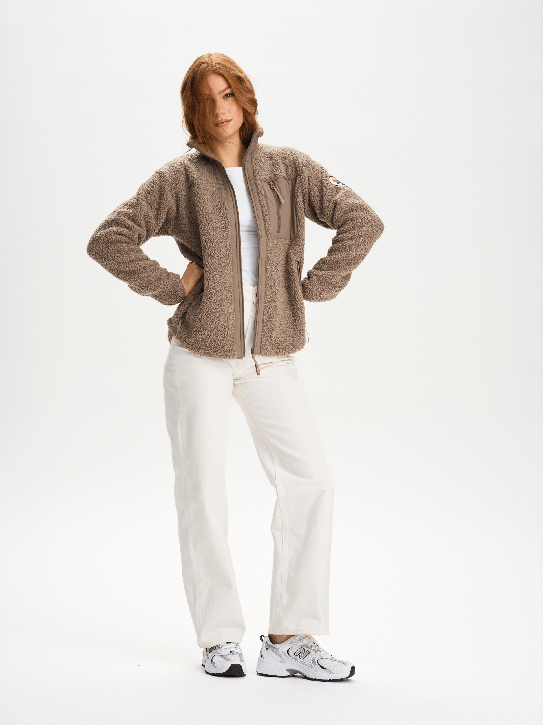 WILA PILE SHIRT DESERT BEIGE Everest Second Layer