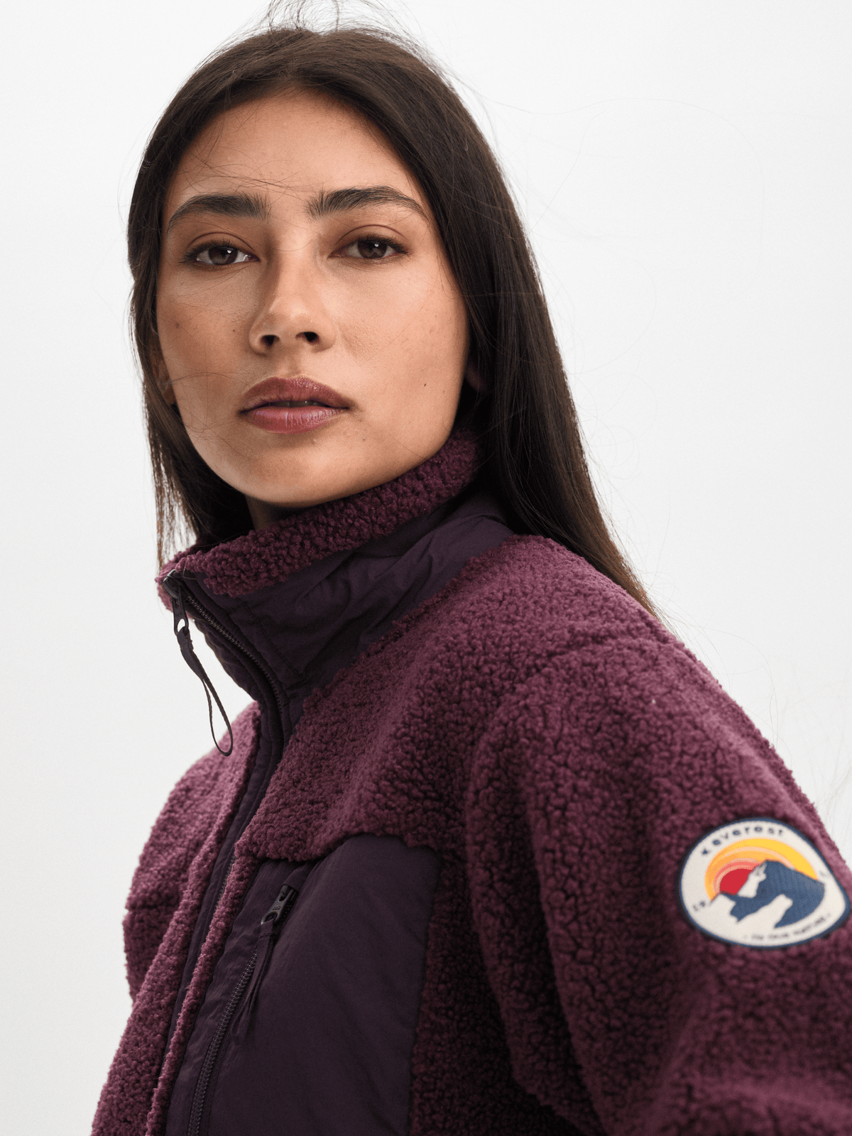 WILA PILE SHIRT MAUVE WINE Everest Pile Fleece