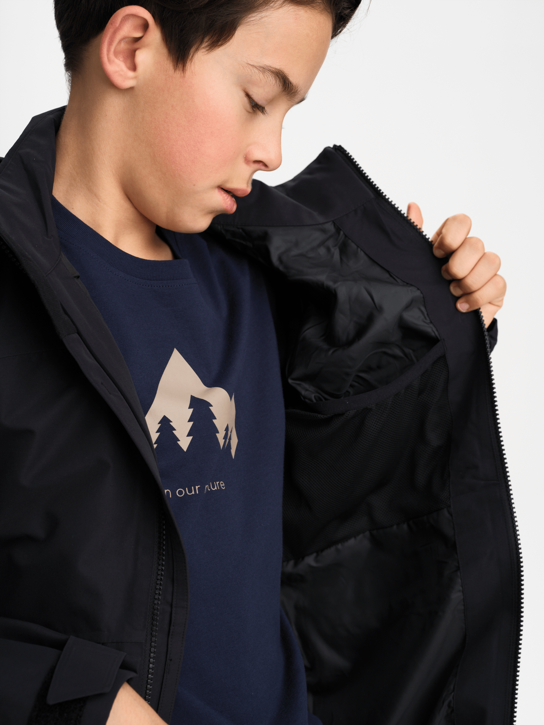 ALLROUND JACKET BLACK JUNIOR Everest All Weather Jacket