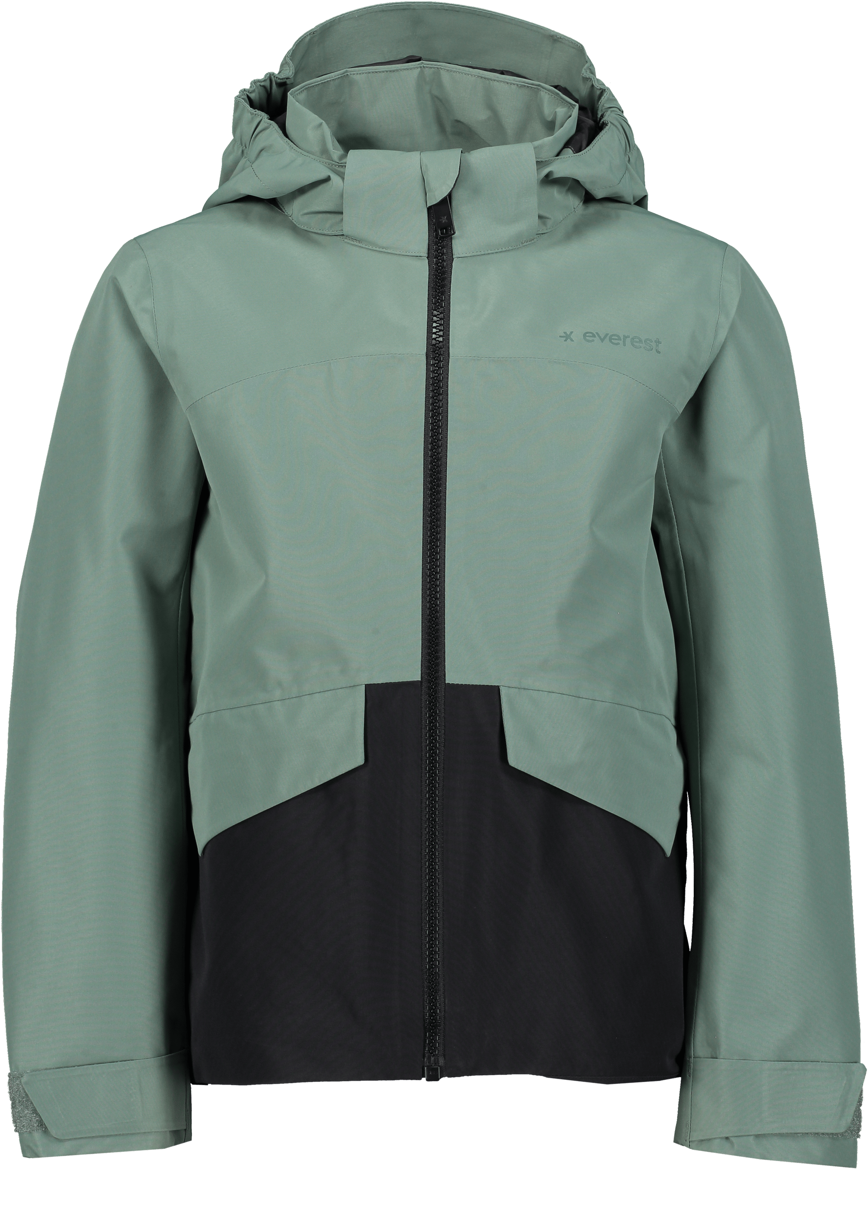 ALLROUND JACKE KHAKI GRÜN/SCHWARZ Everest Allwetterjacke