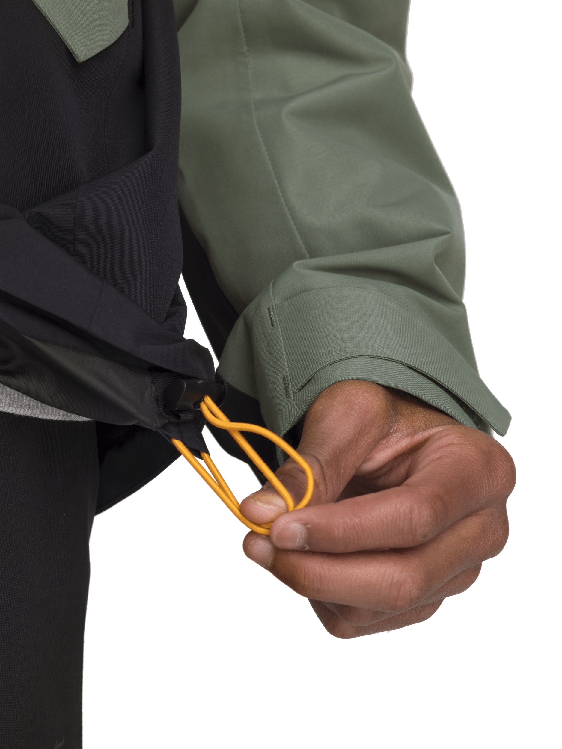 ALLROUND JACKE KHAKI GRÜN/SCHWARZ Everest Allwetterjacke