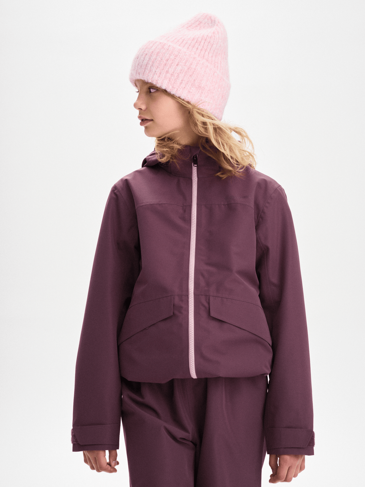 ALLROUND JACKET MAUVE WINE JUNIOR Everest All Weather Jacket
